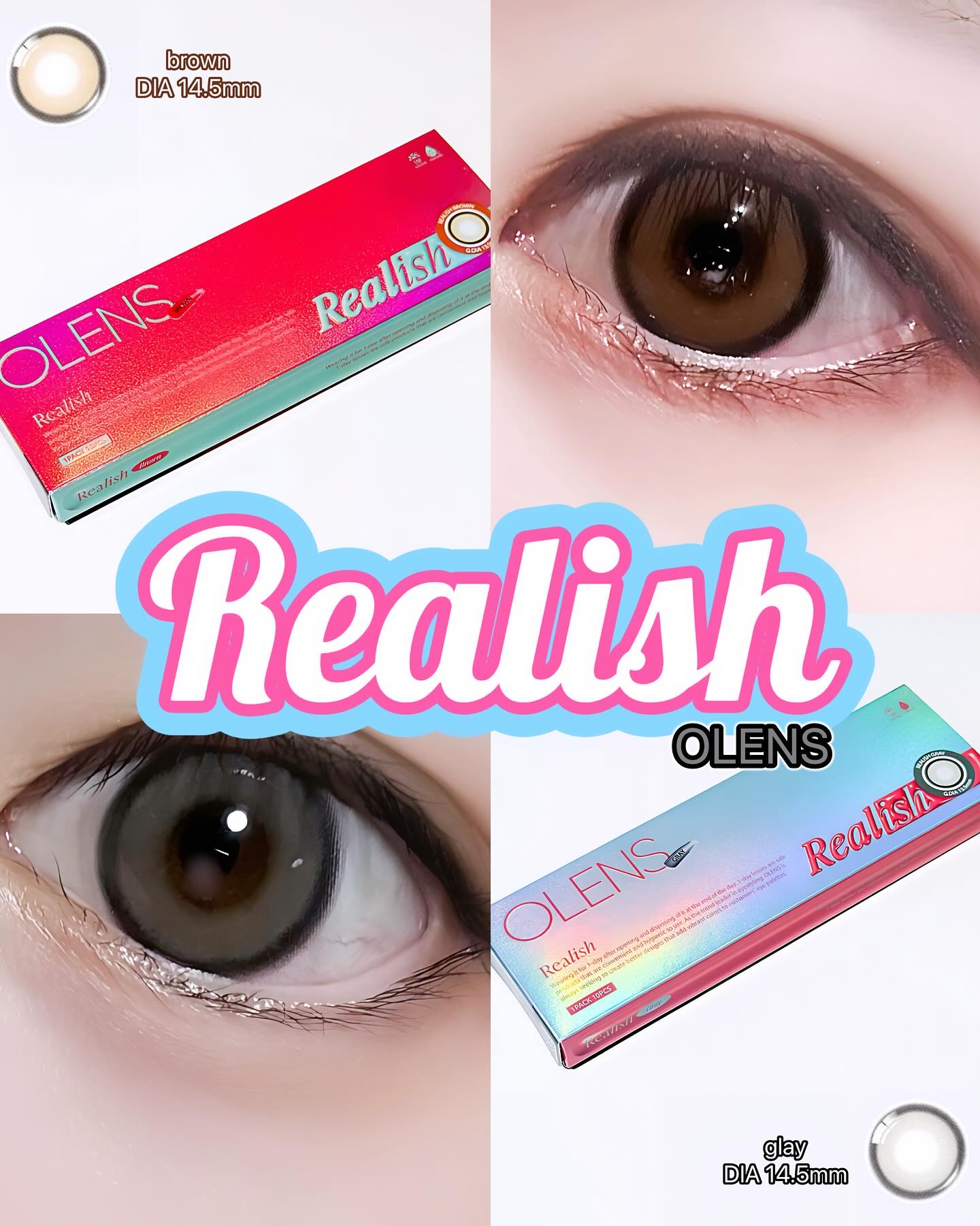 Realish 1day/OLENS/ワンデー（１DAY）カラコンを使ったクチコミ（1枚目）