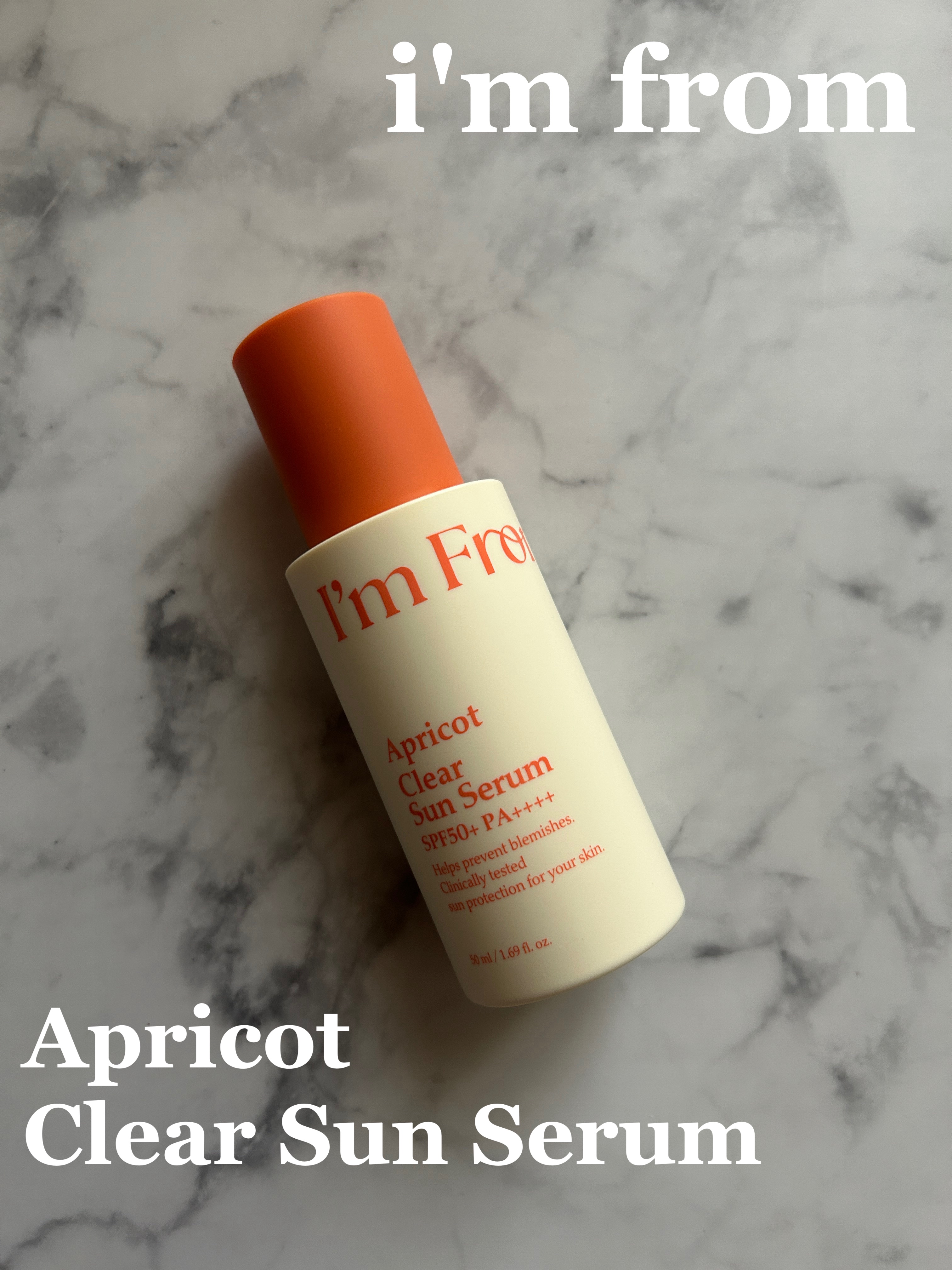 アプリコットクリアサンセラム/I'm from/日焼け止めローションを使ったクチコミ（1枚目）