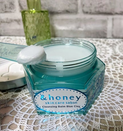 アンドハニー サボン クレンジングバーム ブルークレイ/&honey/クレンジングバームを使ったクチコミ(2枚目)
