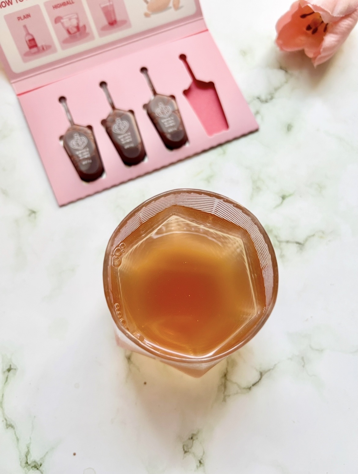 飲める美容ピンクDIYドリンク ピンクポーション ゼロカロリー・冬虫夏草/PINK POTION /美容ドリンクを使ったクチコミ（1枚目）