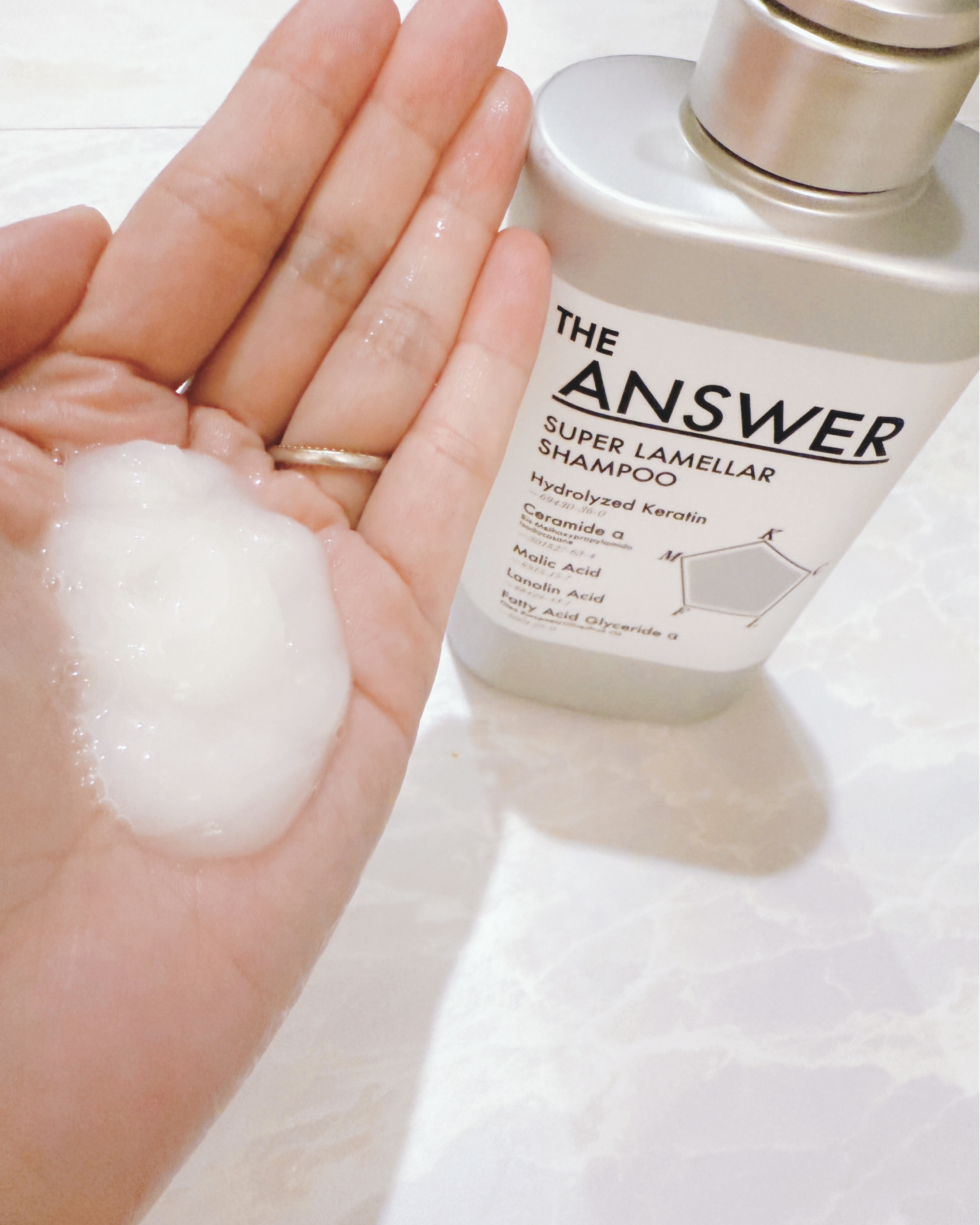 THE ANSWER EXグロストリートメント FOR HEAD DAMAGE/THE ANSWER/洗い流すヘアトリートメントを使ったクチコミ（3枚目）