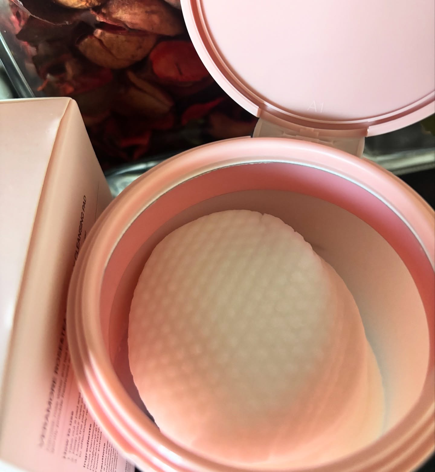 ローズ＆ティーツリークレンジングパッド/VERAMORE/クレンジングシートを使ったクチコミ（2枚目）