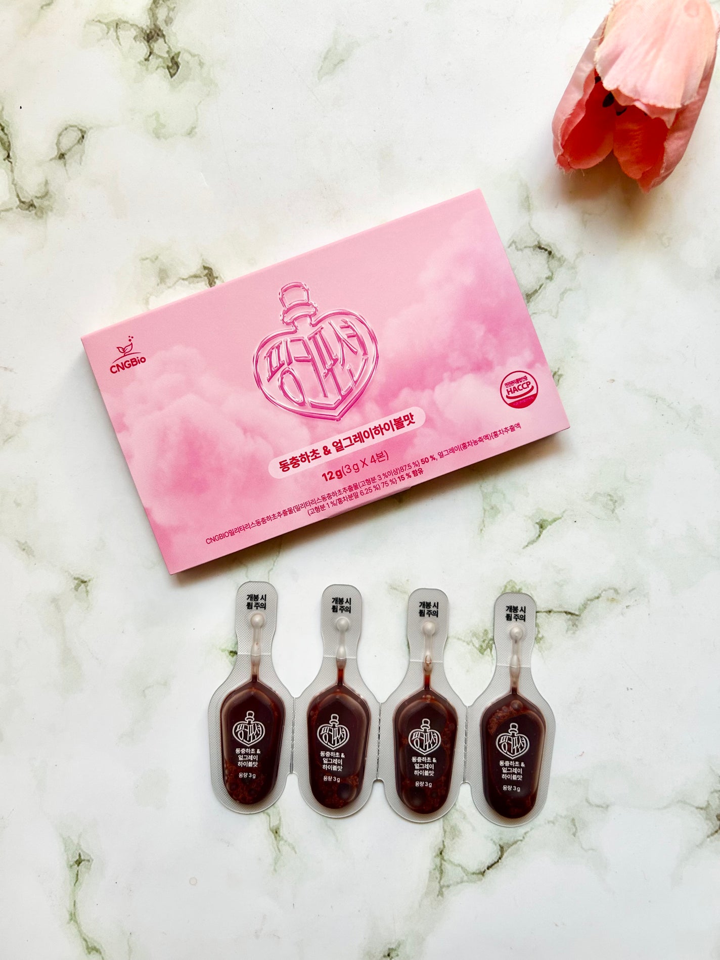 飲める美容ピンクDIYドリンク ピンクポーション ゼロカロリー・冬虫夏草/PINK POTION /美容ドリンクを使ったクチコミ(2枚目)