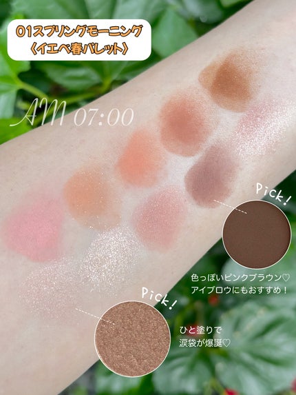 ライトオンアイズシャドウパレット/ルミル/アイシャドウパレットを使ったクチコミ(7枚目)