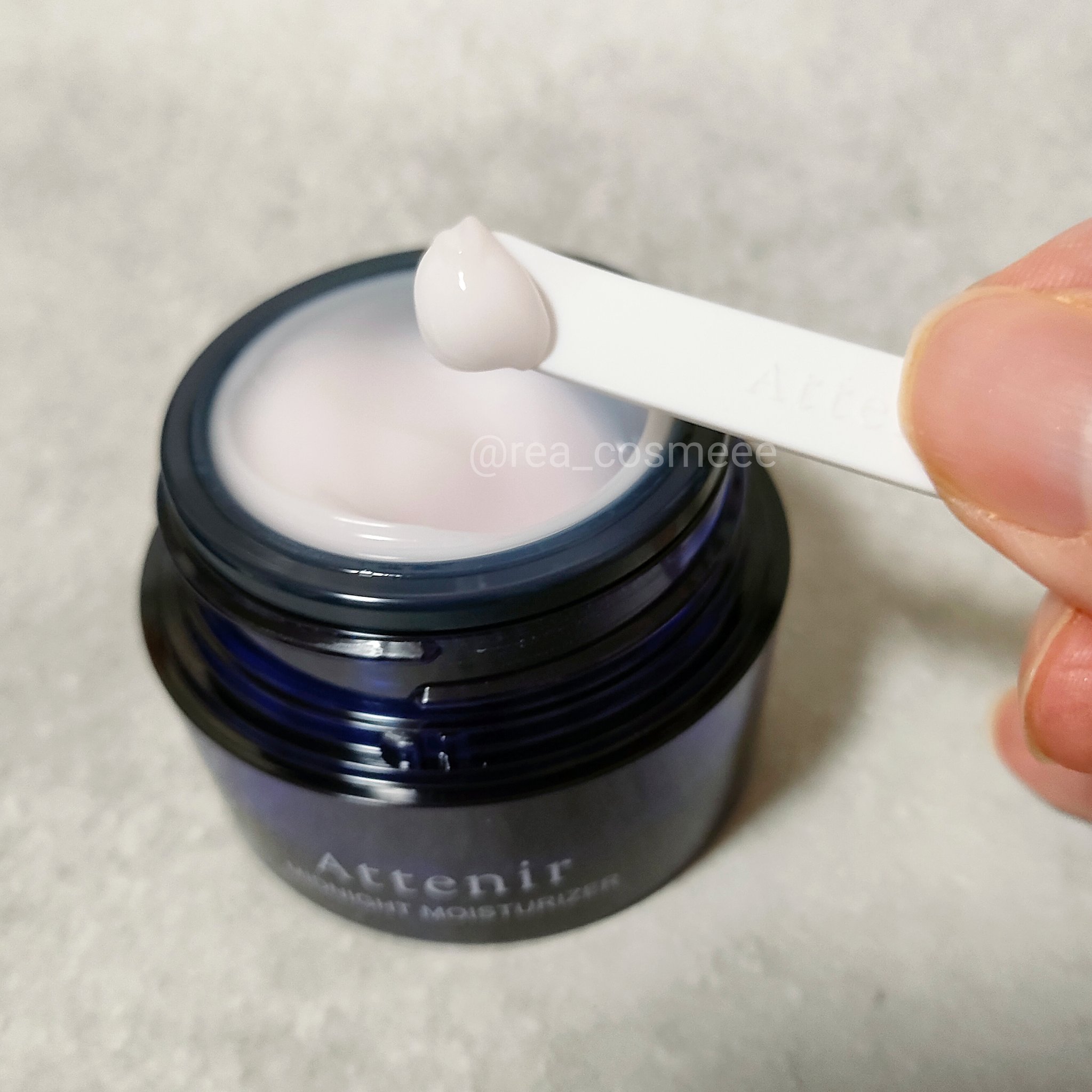 アテニア ミッドナイトモイスチャライザー/アテニア/フェイスクリームを使ったクチコミ（3枚目）