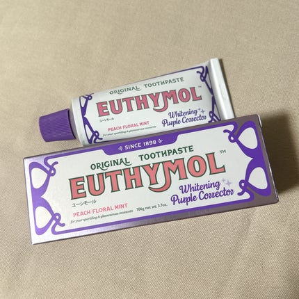 ホワイトパープル歯みがき ピーチフローラルミントの香り/EUTHYMOL/歯磨き粉を使ったクチコミ(1枚目)