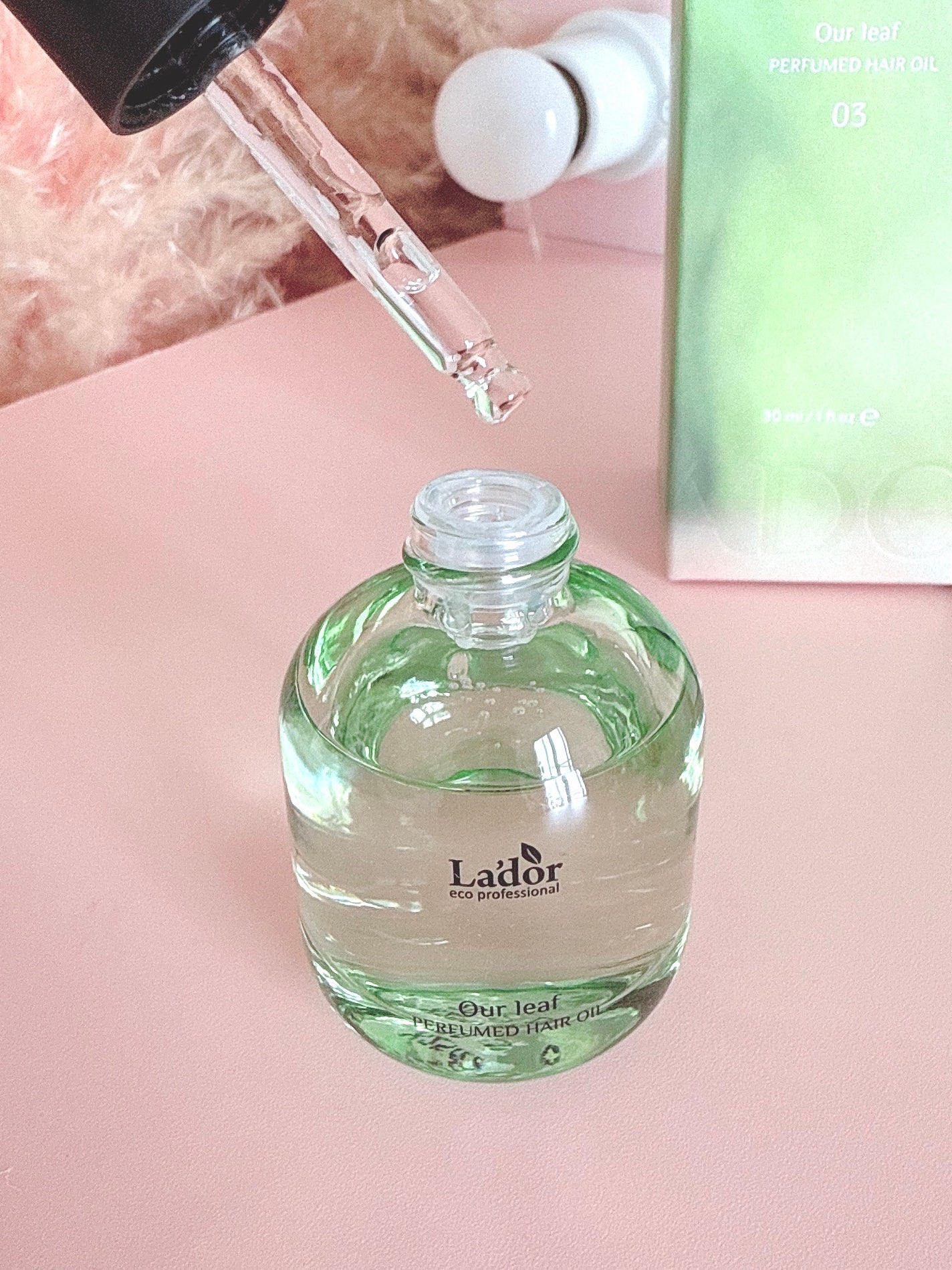 パフュームヘアオイル アワーリーフ/La'dor/ヘアオイルを使ったクチコミ(2枚目)