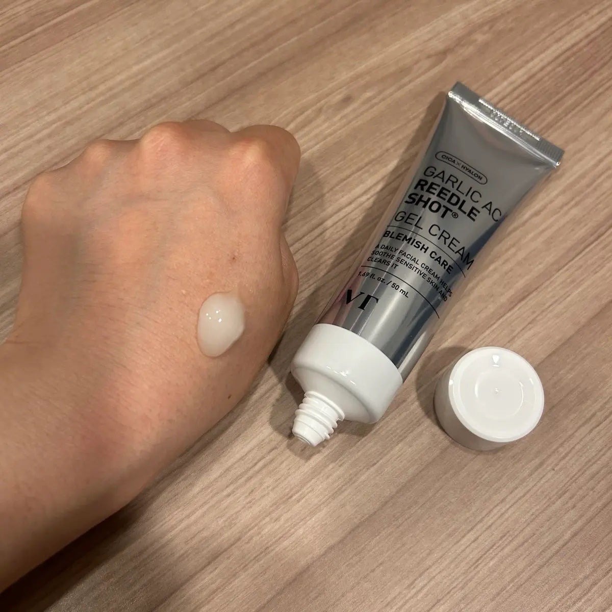 ガーリックリードルショット ジェルクリーム/VT/フェイスクリームを使ったクチコミ(2枚目)