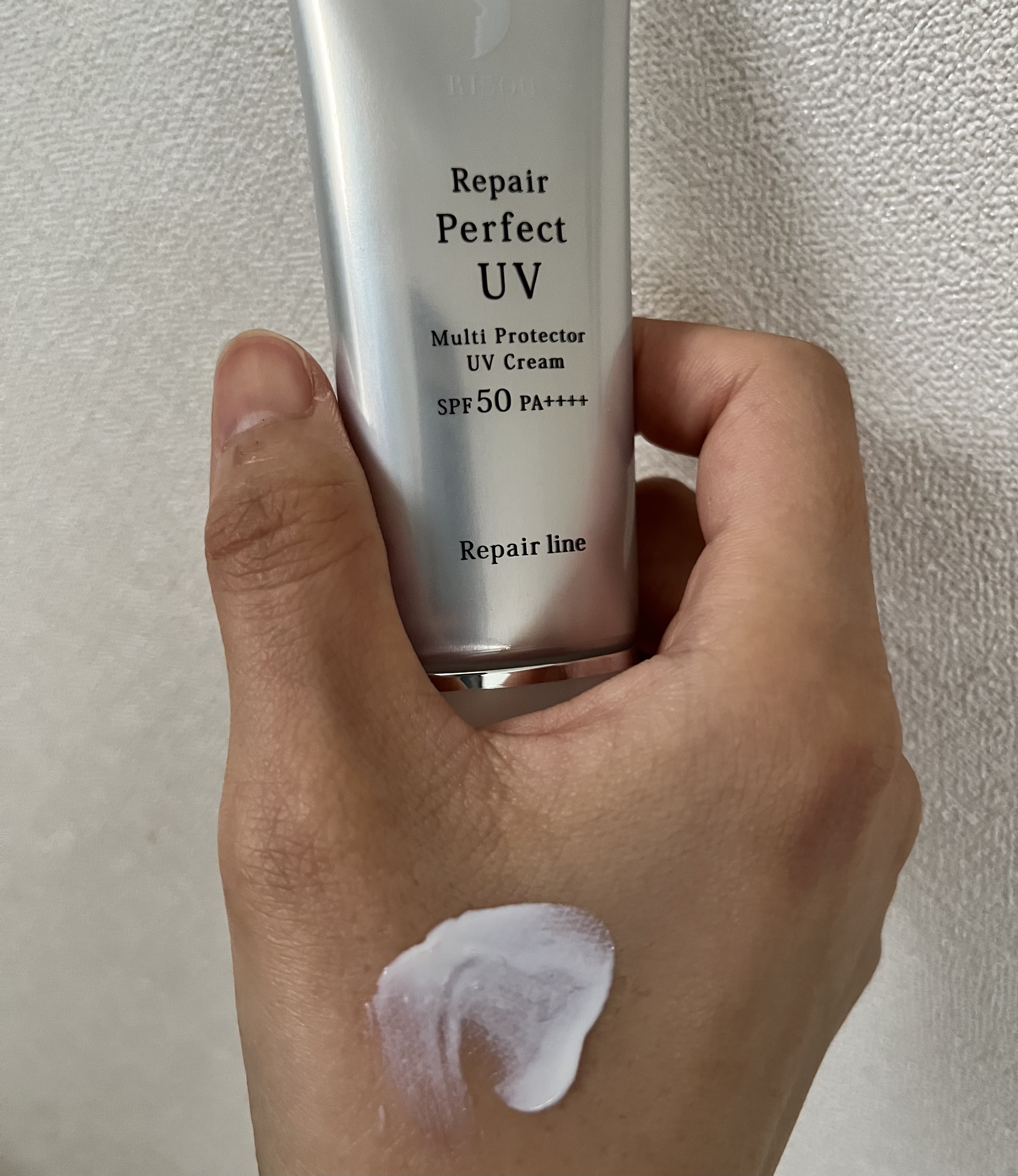 リソウ リペア パーフェクトUVクリーム/リソウコーポレーション/日焼け止めクリームを使ったクチコミ（3枚目）
