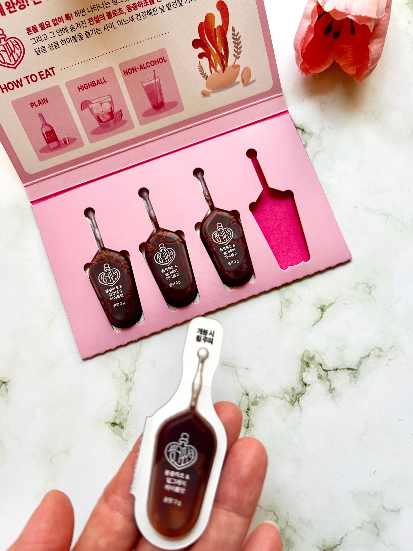 飲める美容ピンクDIYドリンク ピンクポーション ゼロカロリー・冬虫夏草/PINK POTION /美容ドリンクを使ったクチコミ(3枚目)