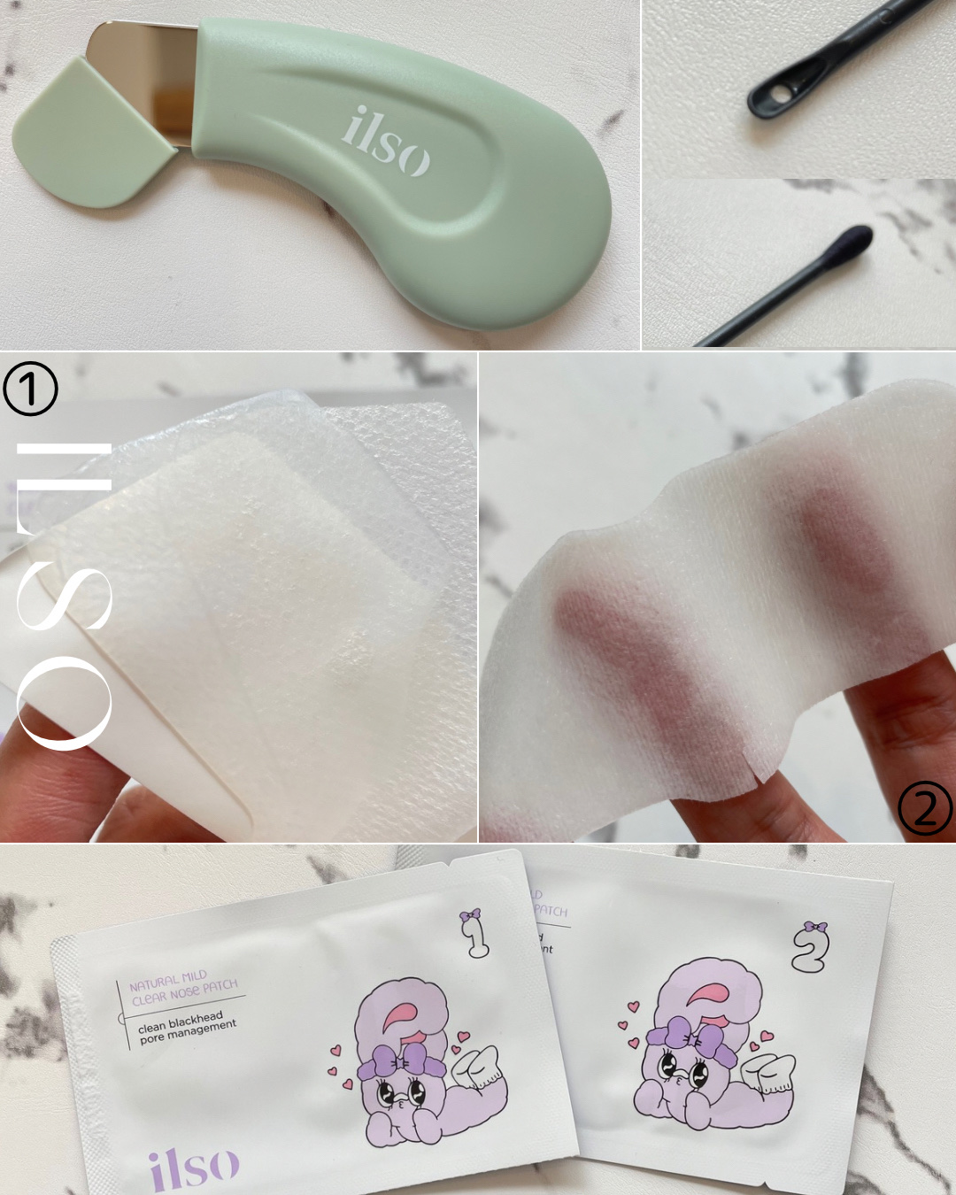 ILSO NATURAL MILD CLEAR NOSE PACK (DONKI 限定)/ilso/その他キットセットを使ったクチコミ（2枚目）