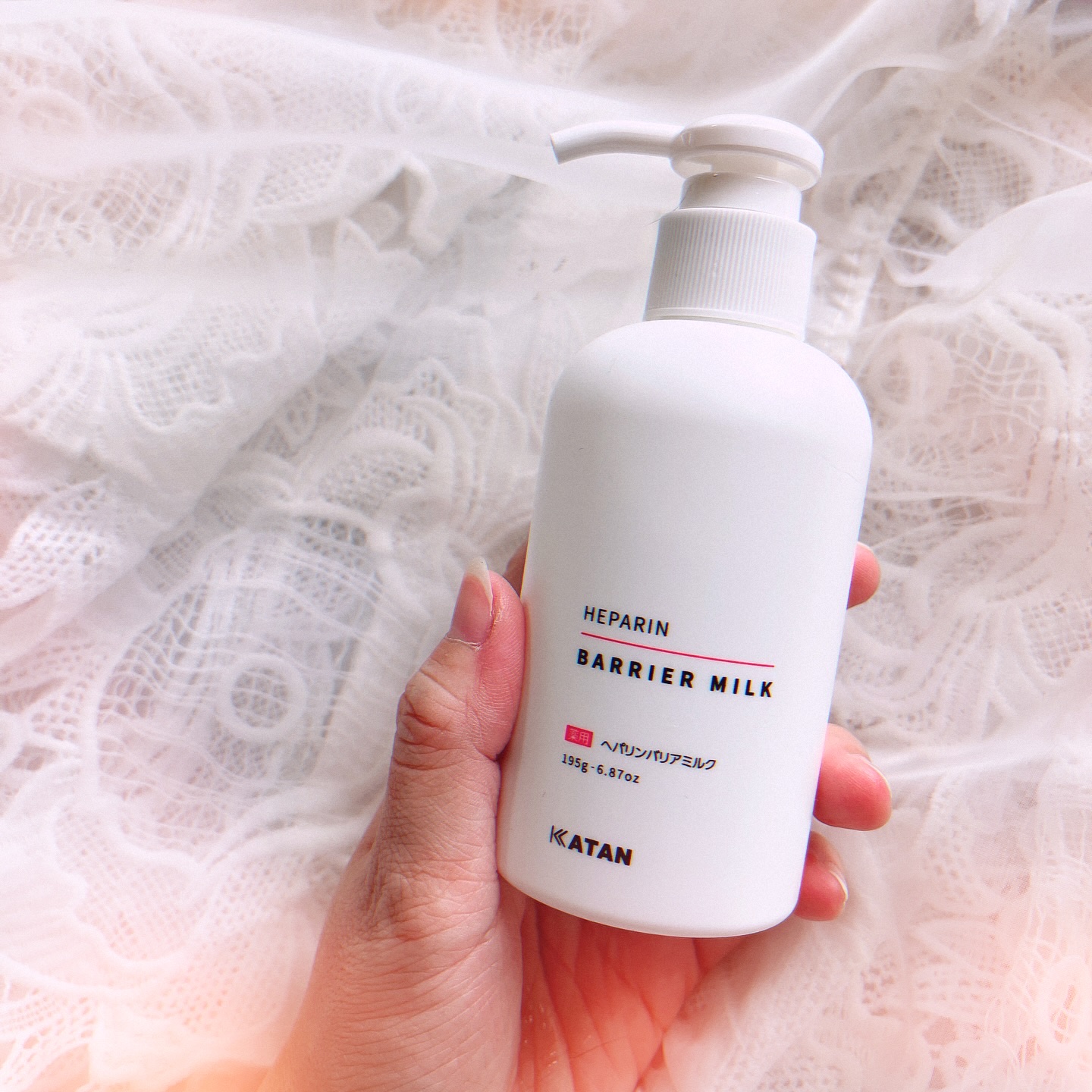 薬用ヘパリンバリアミルク/KATAN/ボディミルクを使ったクチコミ（1枚目）