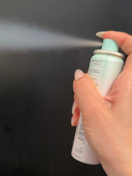 MQURE Scalp Care&Moist ドライスプレー for ヘア&スカルプ YOGAの香り 【医薬部外品】/MQURE/ドライシャンプーを使ったクチコミ(4枚目)