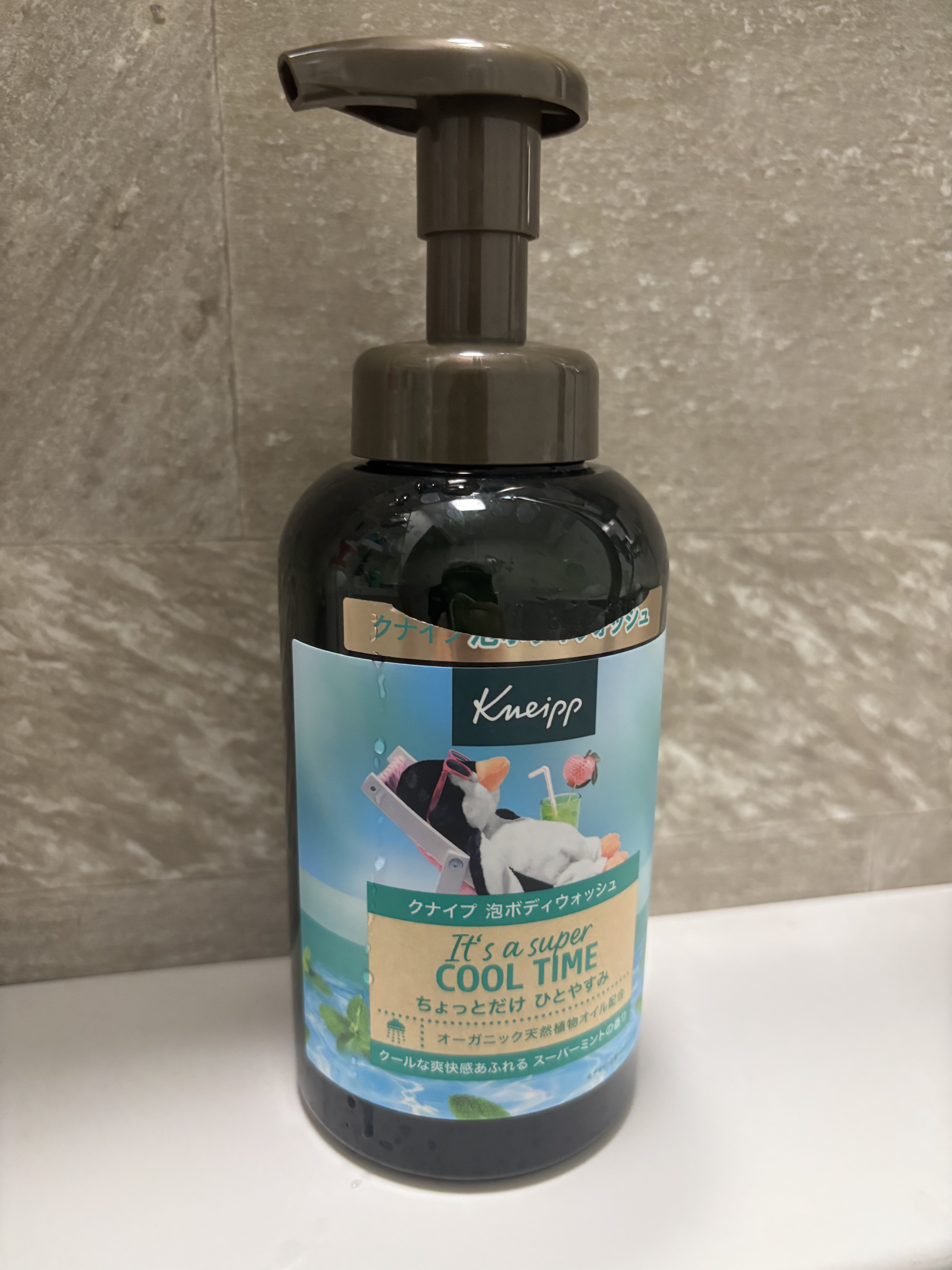 クナイプ 泡ボディウォッシュ スーパーミントの香り/クナイプ/ボディソープを使ったクチコミ（1枚目）