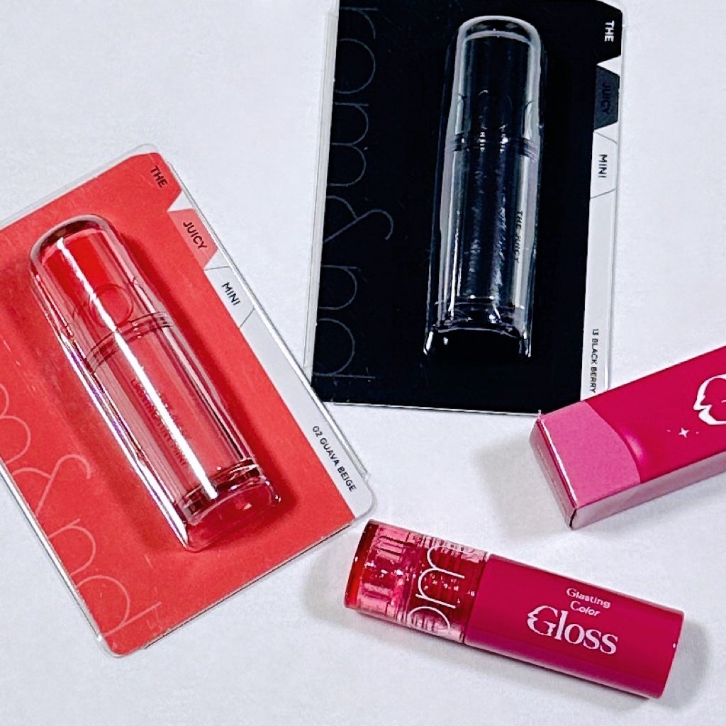 グラスティングカラーグロス/rom&nd/リップグロスを使ったクチコミ(1枚目)