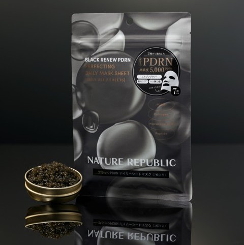 ブラックPDRN デイリーシートマスク/ネイチャーリパブリック/シートマスク・パックを使ったクチコミ（3枚目）