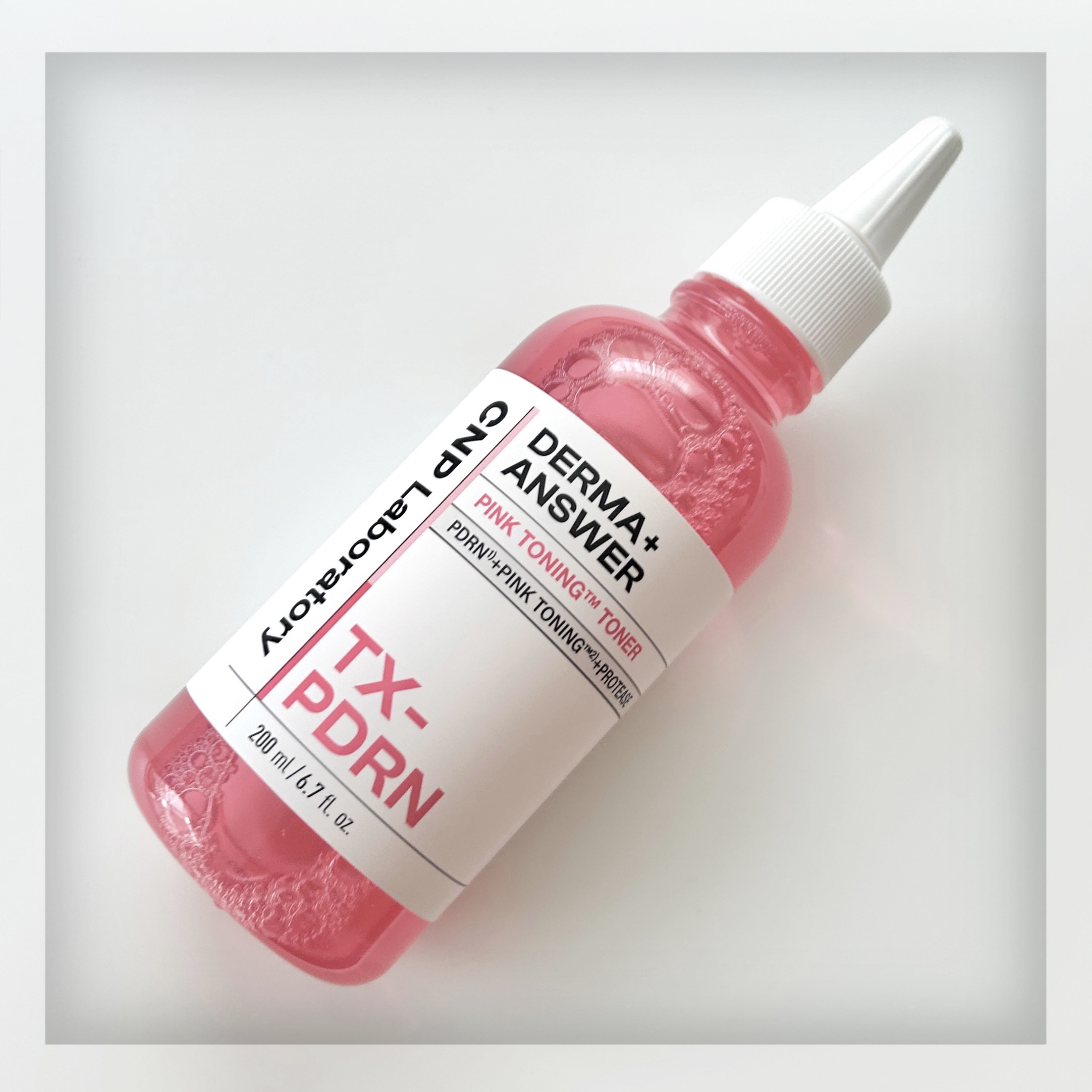 ダーマアンサーピンクトーニングトナー/CNP Laboratory/化粧水を使ったクチコミ（2枚目）