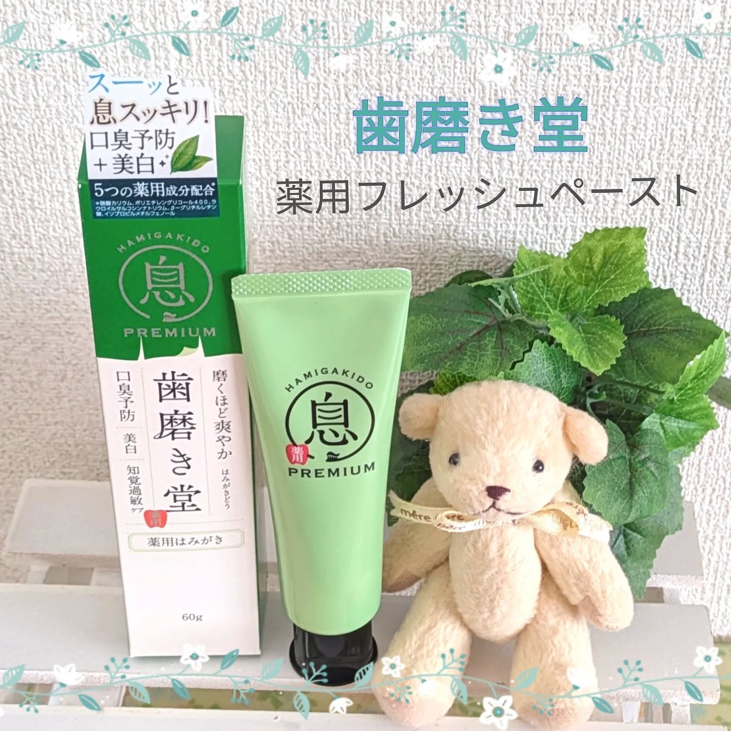 薬用フレッシュペースト【医薬部外品】/歯磨き堂/歯磨き粉を使ったクチコミ（1枚目）