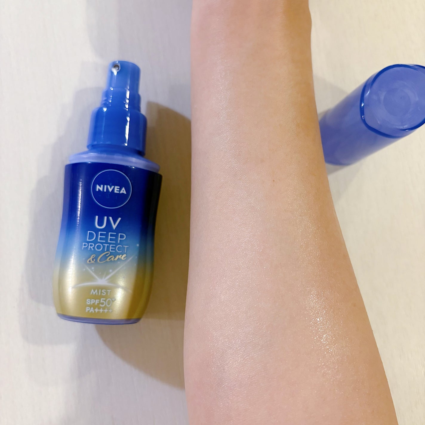 ニベアUV ディーププロテクト&ケア ミルクミスト/ニベア/日焼け止めミスト・スプレーを使ったクチコミ(4枚目)
