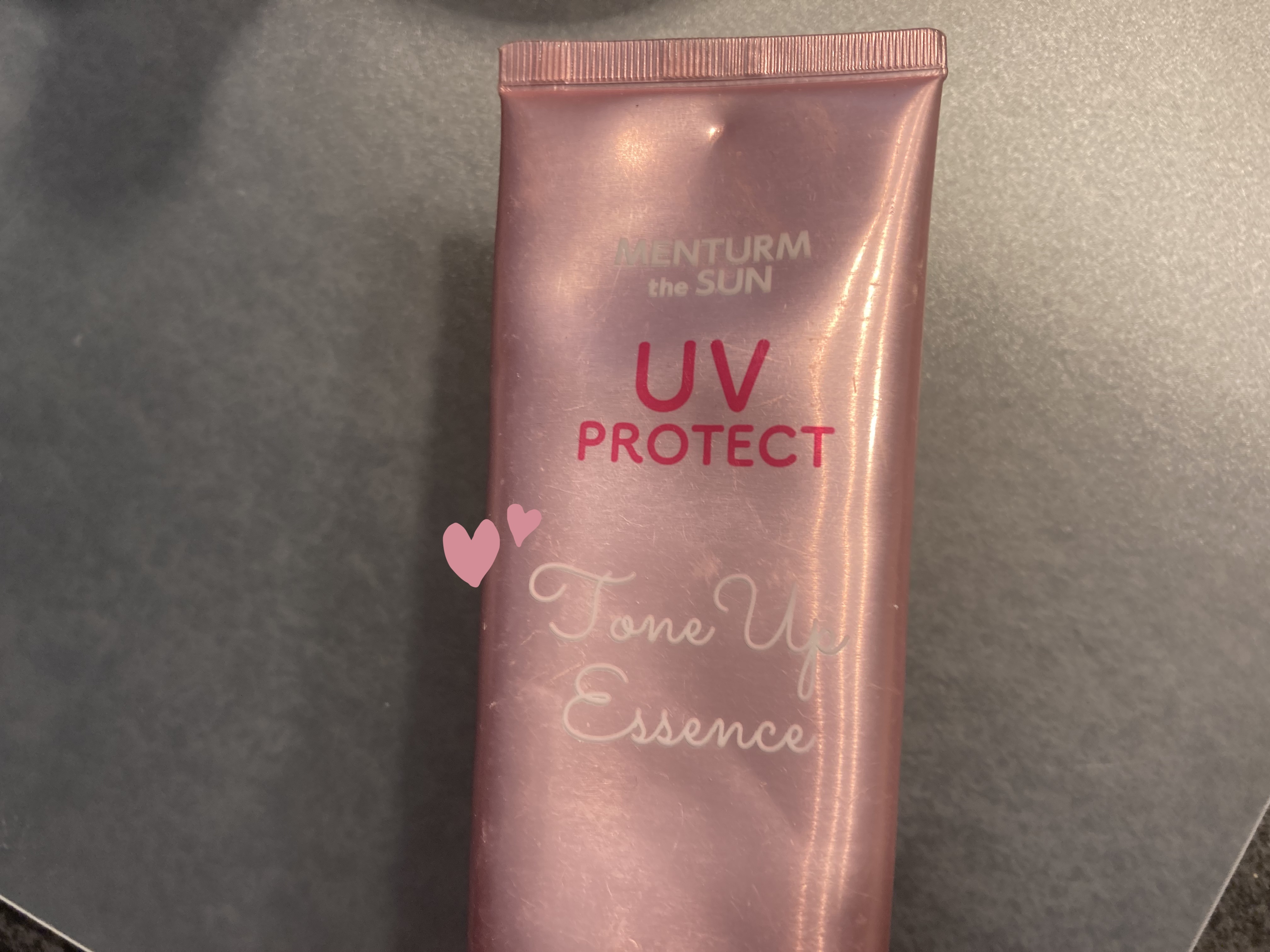 メンタームザサン トーンアップUVエッセンス/メンターム/日焼け止めローションを使ったクチコミ（1枚目）