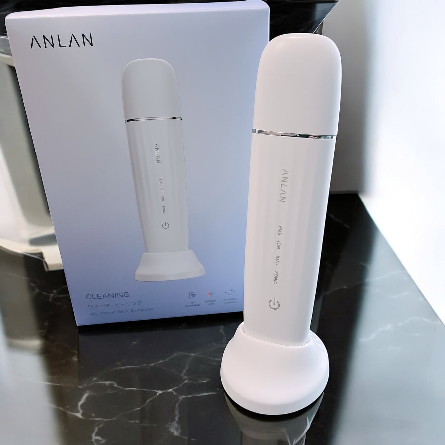 ロイヤル ウォーターピーリング IPX7完全防水/ANLAN/美顔器・マッサージを使ったクチコミ(1枚目)