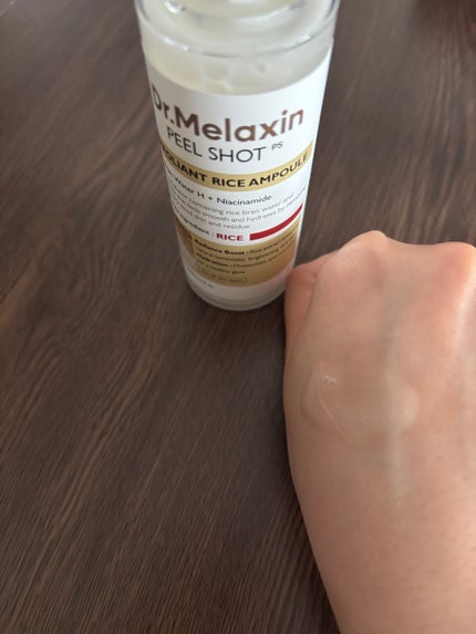 白米ピールショットゴマージュアンプル/Dr.Melaxin/美容液を使ったクチコミ(5枚目)
