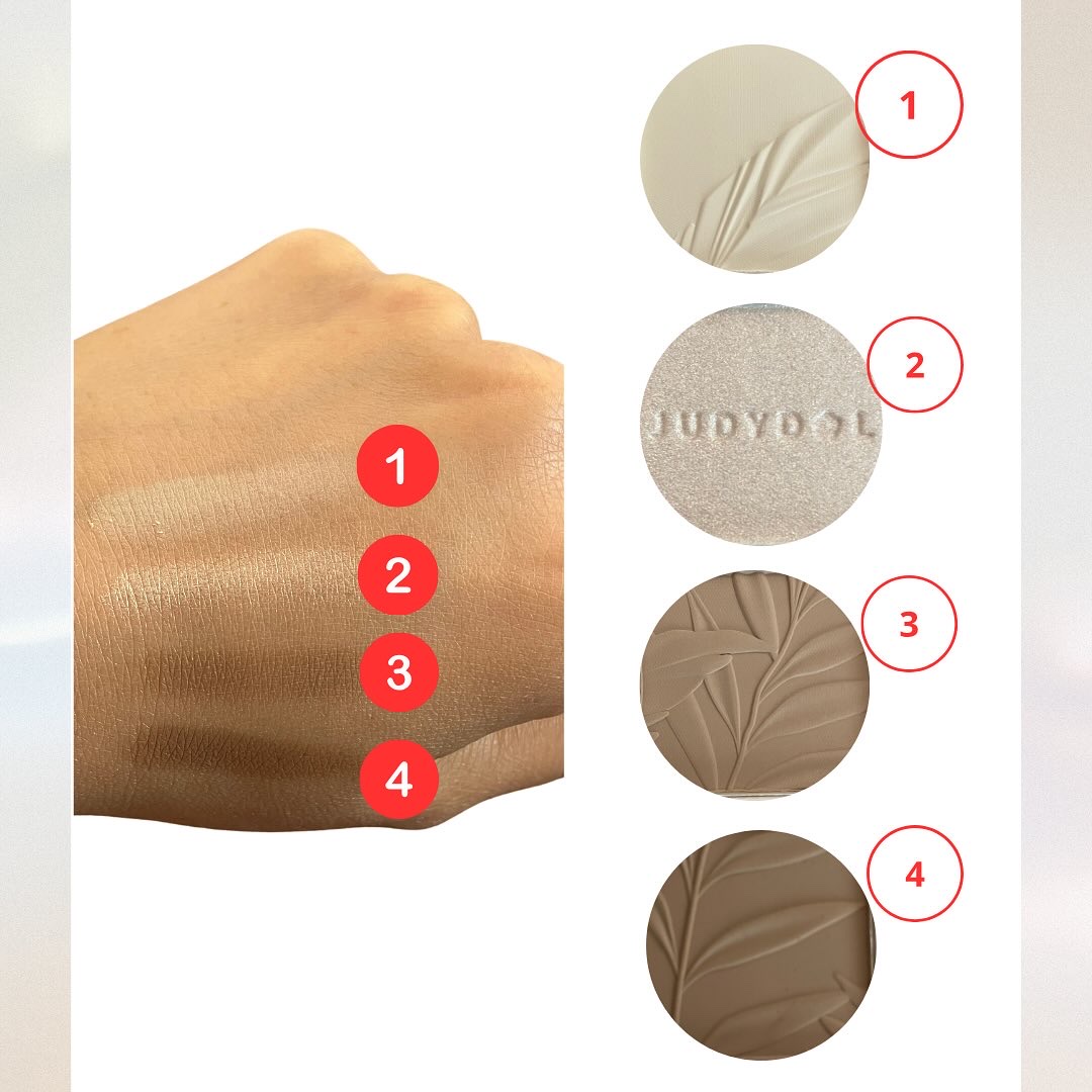 JUDYDOLL メリハリマスターパレット/JUDYDOLL/パウダーハイライトを使ったクチコミ（3枚目）