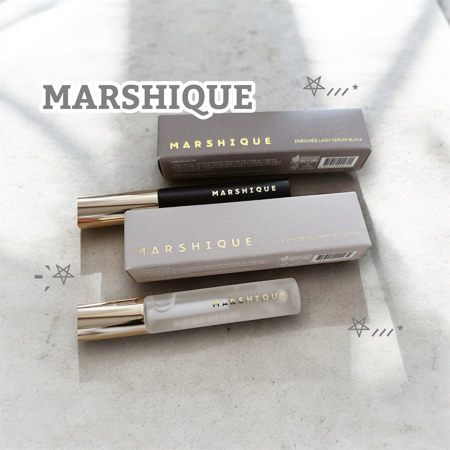 LASH & BROW ENRICHED BLACK SERUM/MARSHIQUE/まつげ美容液を使ったクチコミ（1枚目）