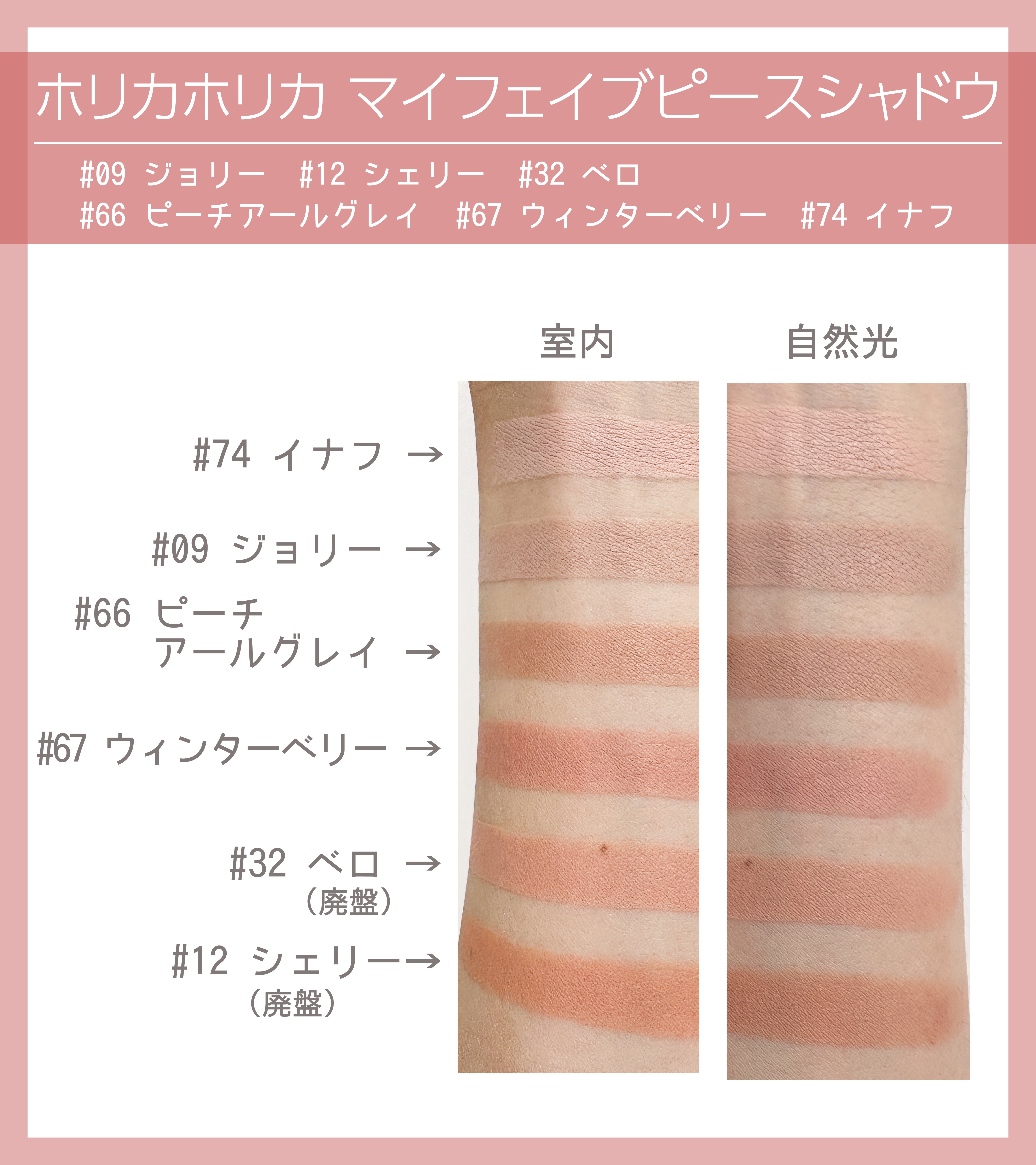 マイフェイブピースアイシャドウ/HOLIKA HOLIKA/単色アイシャドウを使ったクチコミ（2枚目）