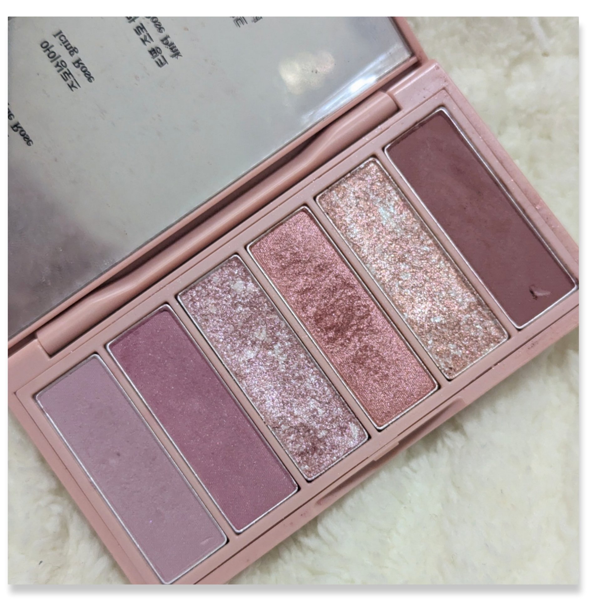 プレイカラーアイズミニ　ローズボム/ETUDE/アイシャドウパレットを使ったクチコミ（3枚目）