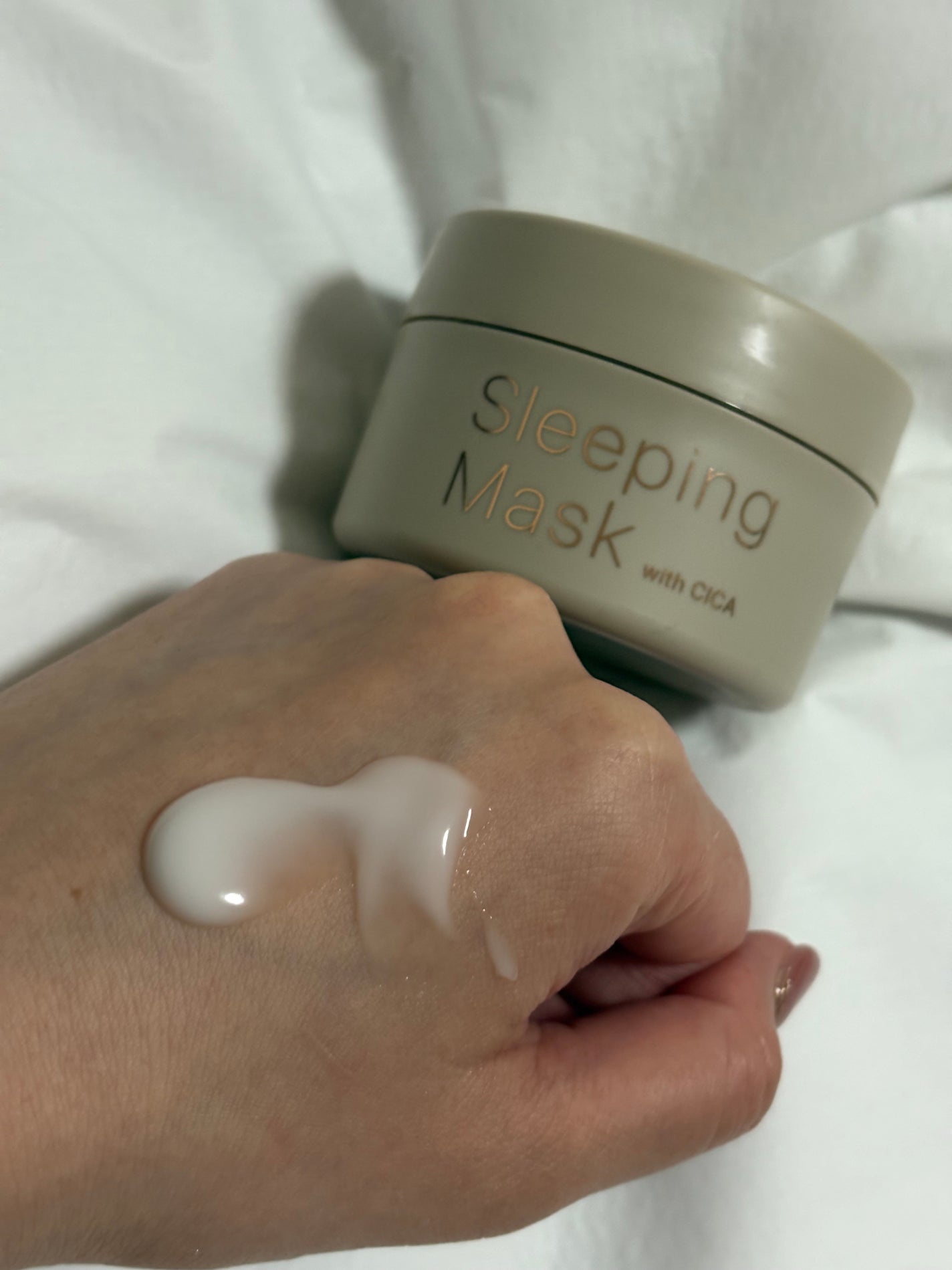 スリーピングマスク with CICA/b.glen/フェイスクリームを使ったクチコミ(1枚目)