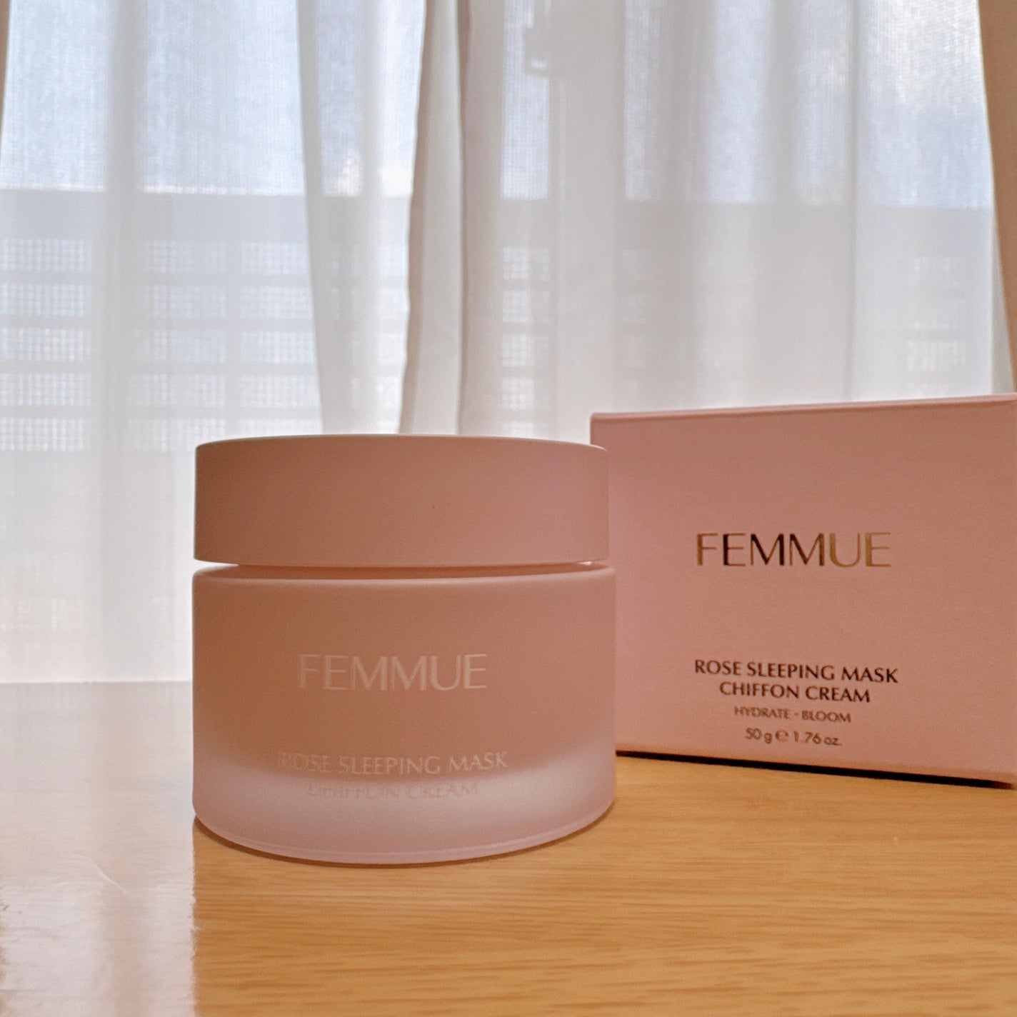 ローズウォーター スリーピングマスク/FEMMUE/フェイスクリームを使ったクチコミ(1枚目)