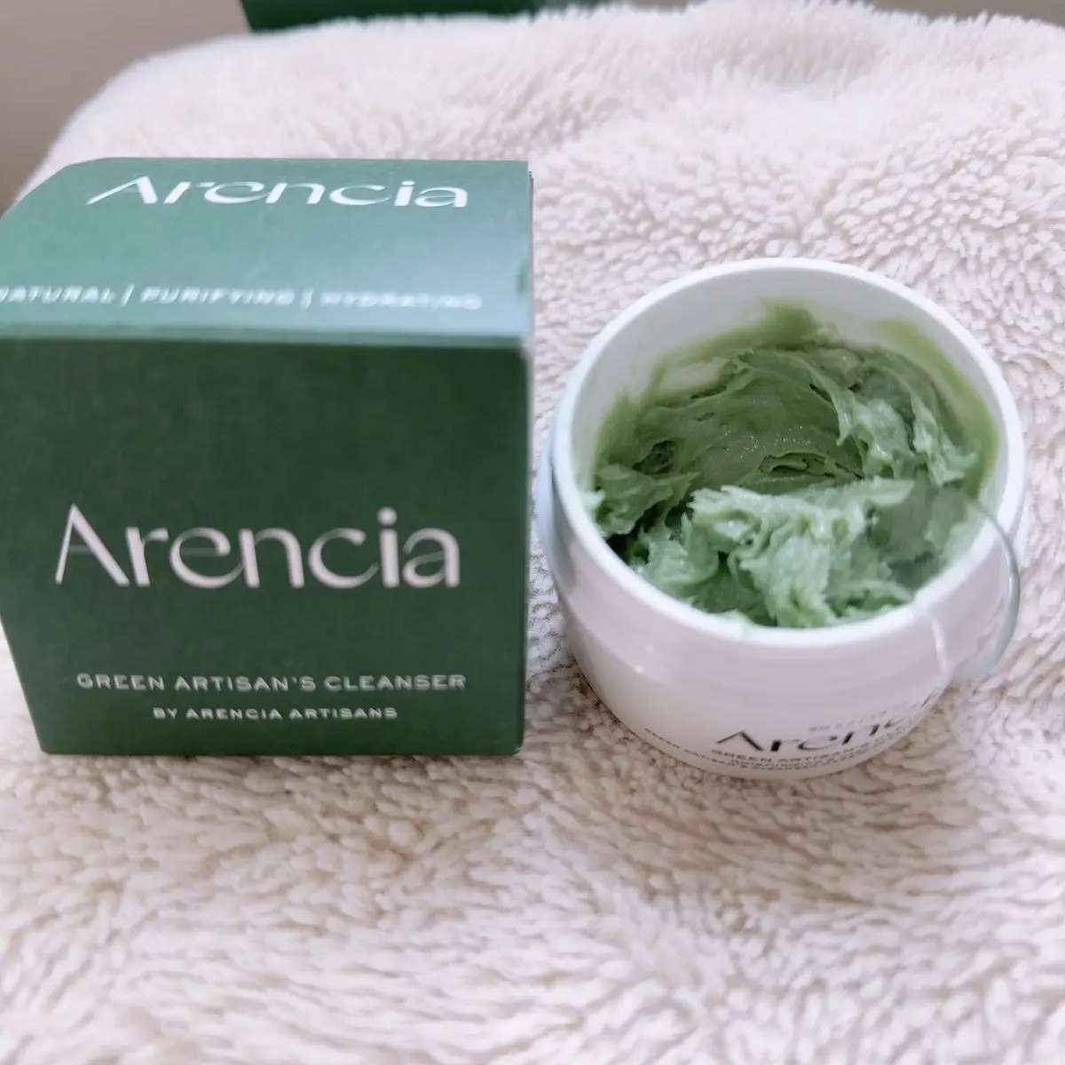 プレミアムもちソープ「グリーンアルティザン」/アレンシア/その他洗顔料を使ったクチコミ（2枚目）