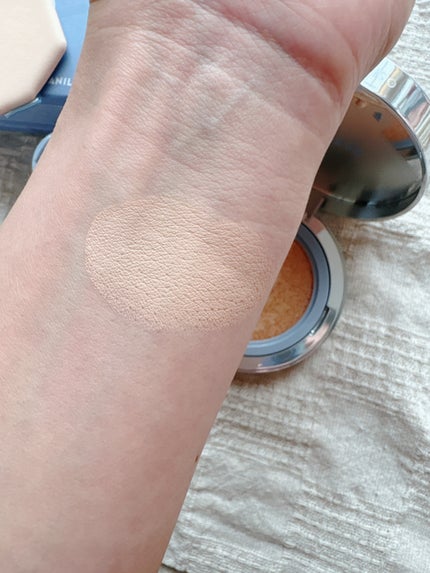 デニムエディション ホワイトクッション フィクサー/BANILA CO/クッションファンデーションを使ったクチコミ(4枚目)