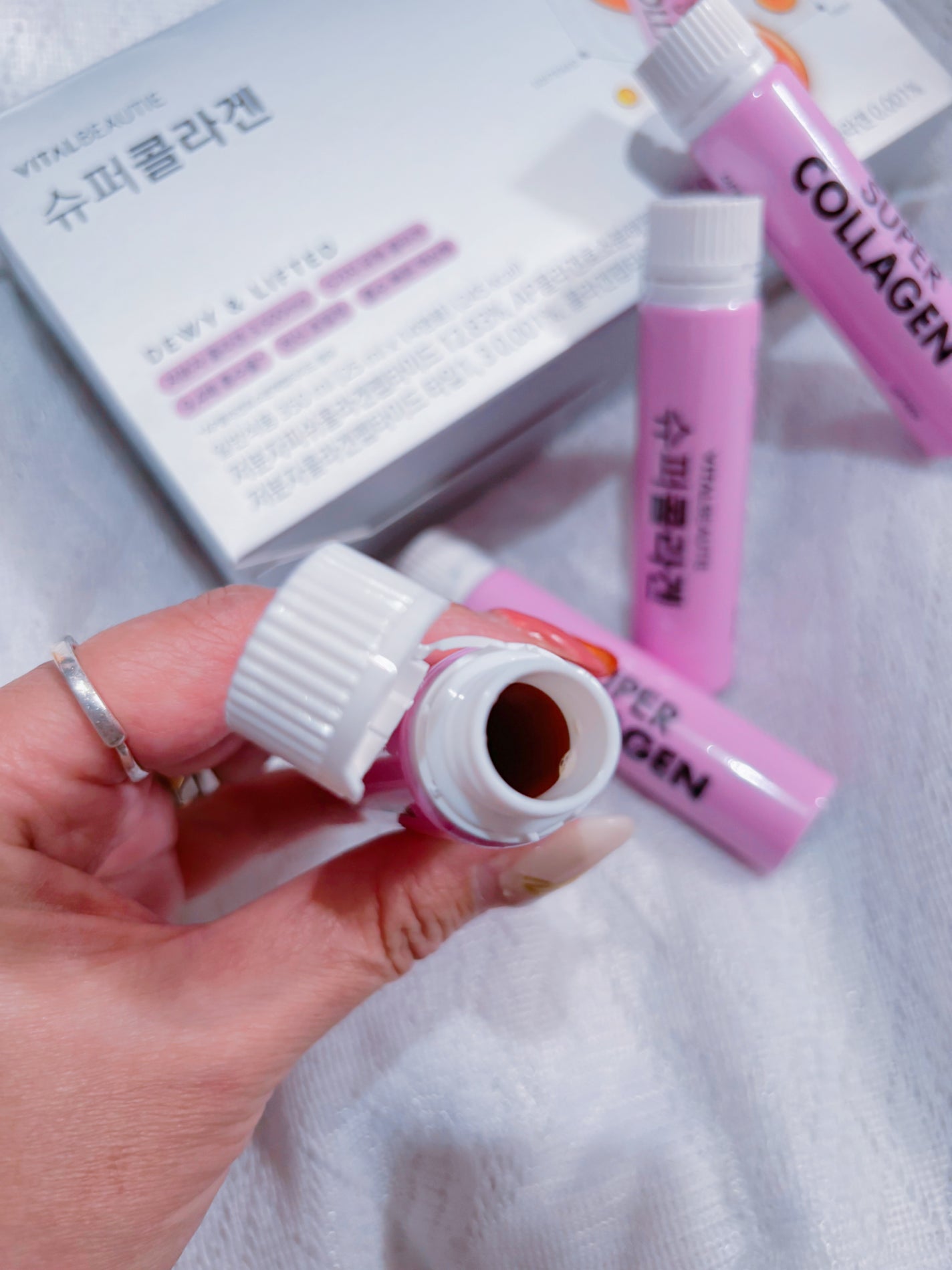 スーパーコラーゲンアンプル/VITALBEAUTIE/美容ドリンクを使ったクチコミ(3枚目)