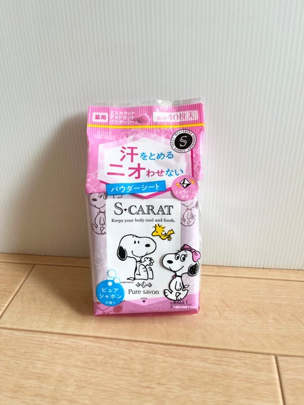 薬用デオドラント パウダーシート (ピュアシャボン)/エスカラット/ボディシートを使ったクチコミ(1枚目)