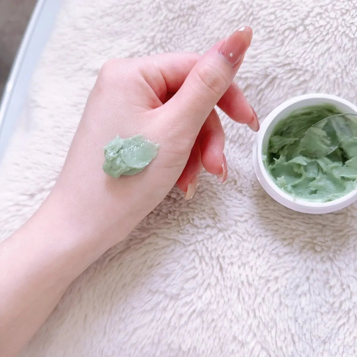 プレミアムもちソープ「グリーンアルティザン」/アレンシア/その他洗顔料を使ったクチコミ（3枚目）