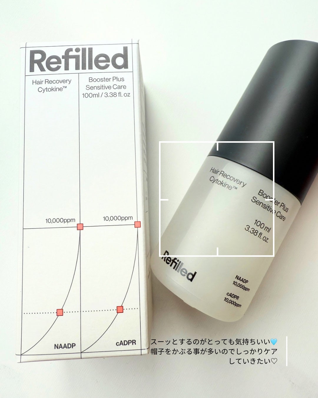 サイトカイン ブースター/Refilled/頭皮ローションを使ったクチコミ(3枚目)