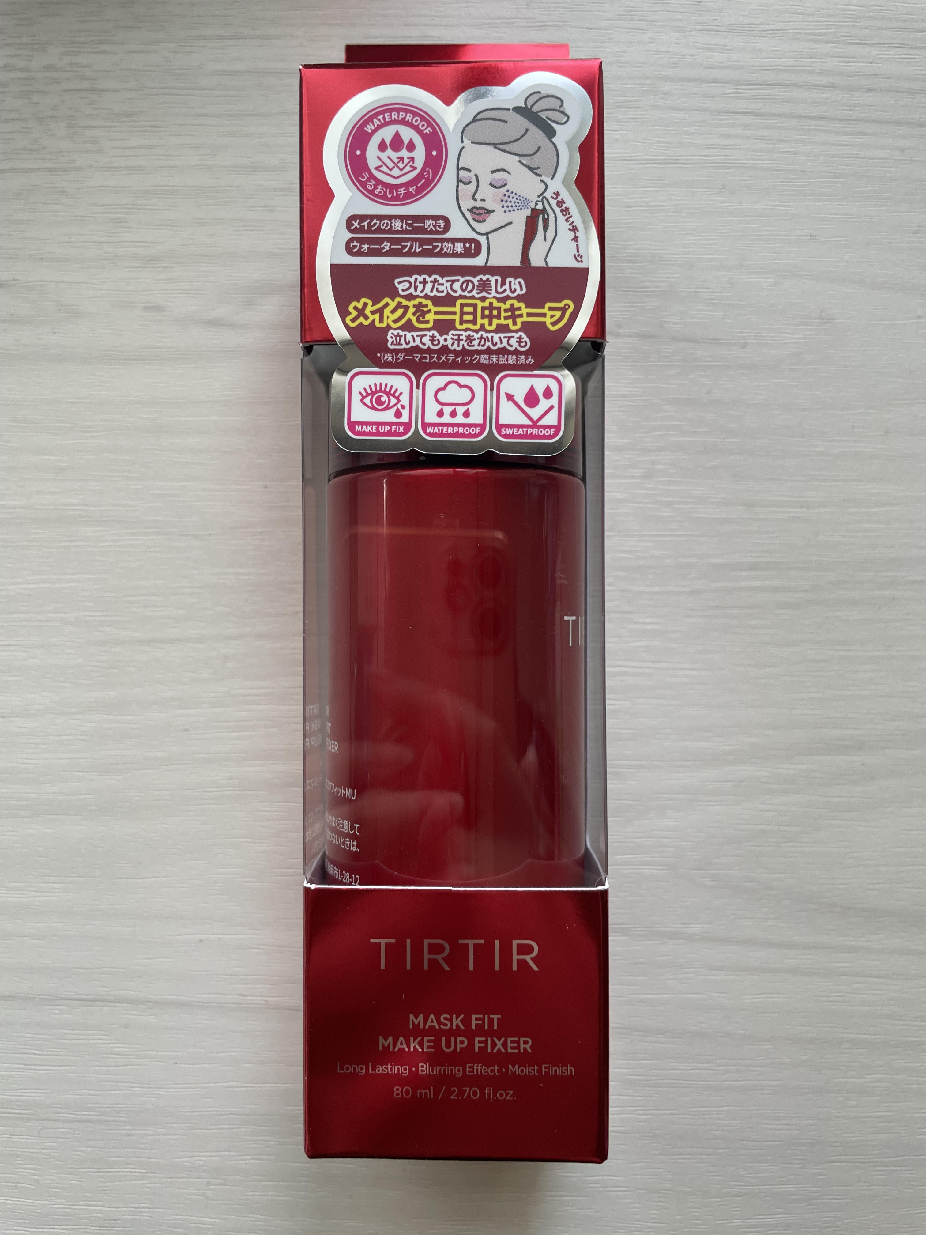マスクフィット メイクアップフィクサー/TIRTIR(ティルティル)/フィックスミストを使ったクチコミ（2枚目）