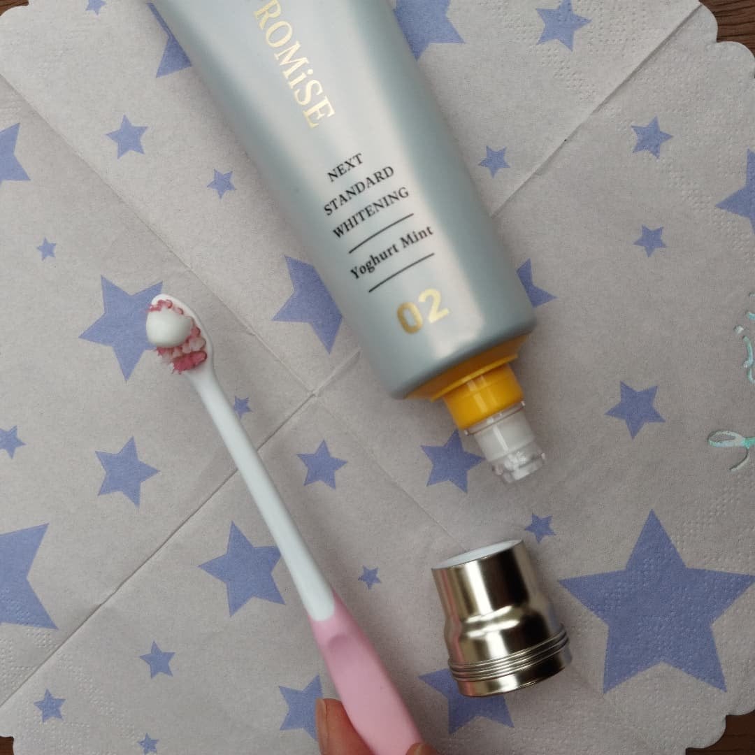 ホワイトプロミス 美白*+むし歯予防*/WHiTE PROMiSE/歯磨き粉を使ったクチコミ(3枚目)