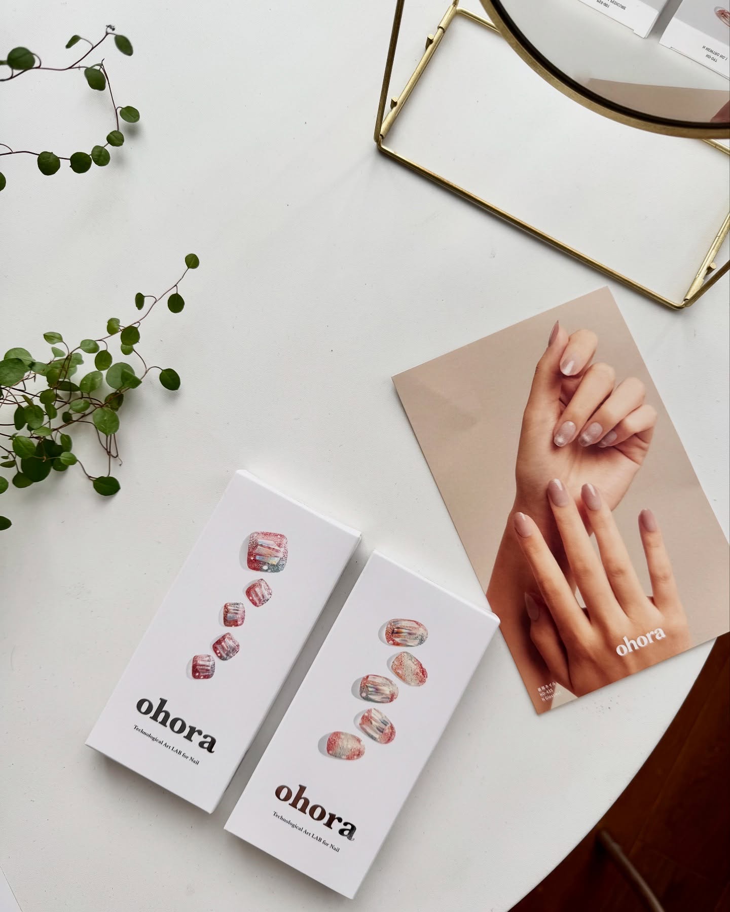 セミキュアジェルネイル（ハンド）/ohora/ネイルシールを使ったクチコミ（3枚目）