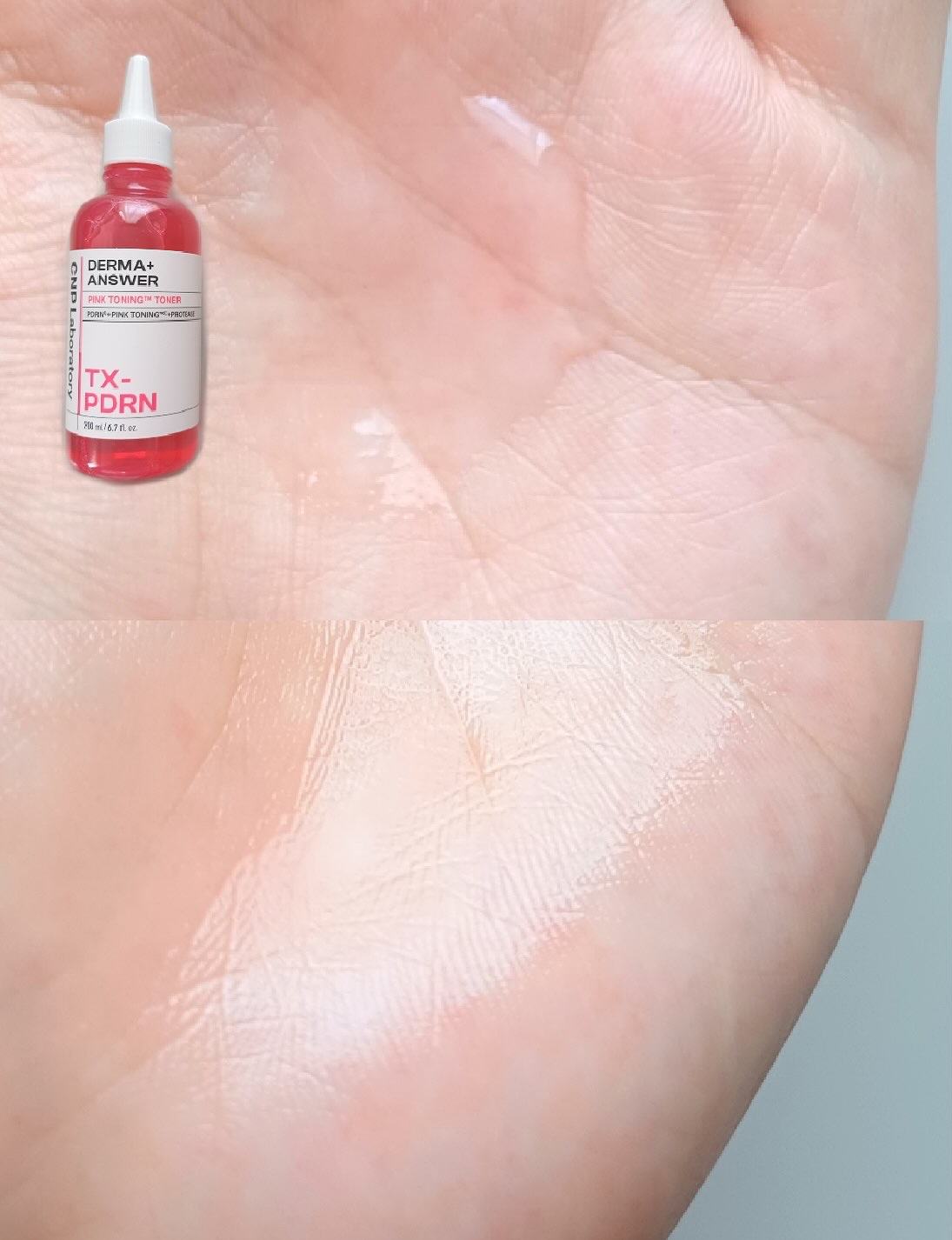 ダーマアンサーピンクトーニングトナー/CNP Laboratory/化粧水を使ったクチコミ（3枚目）