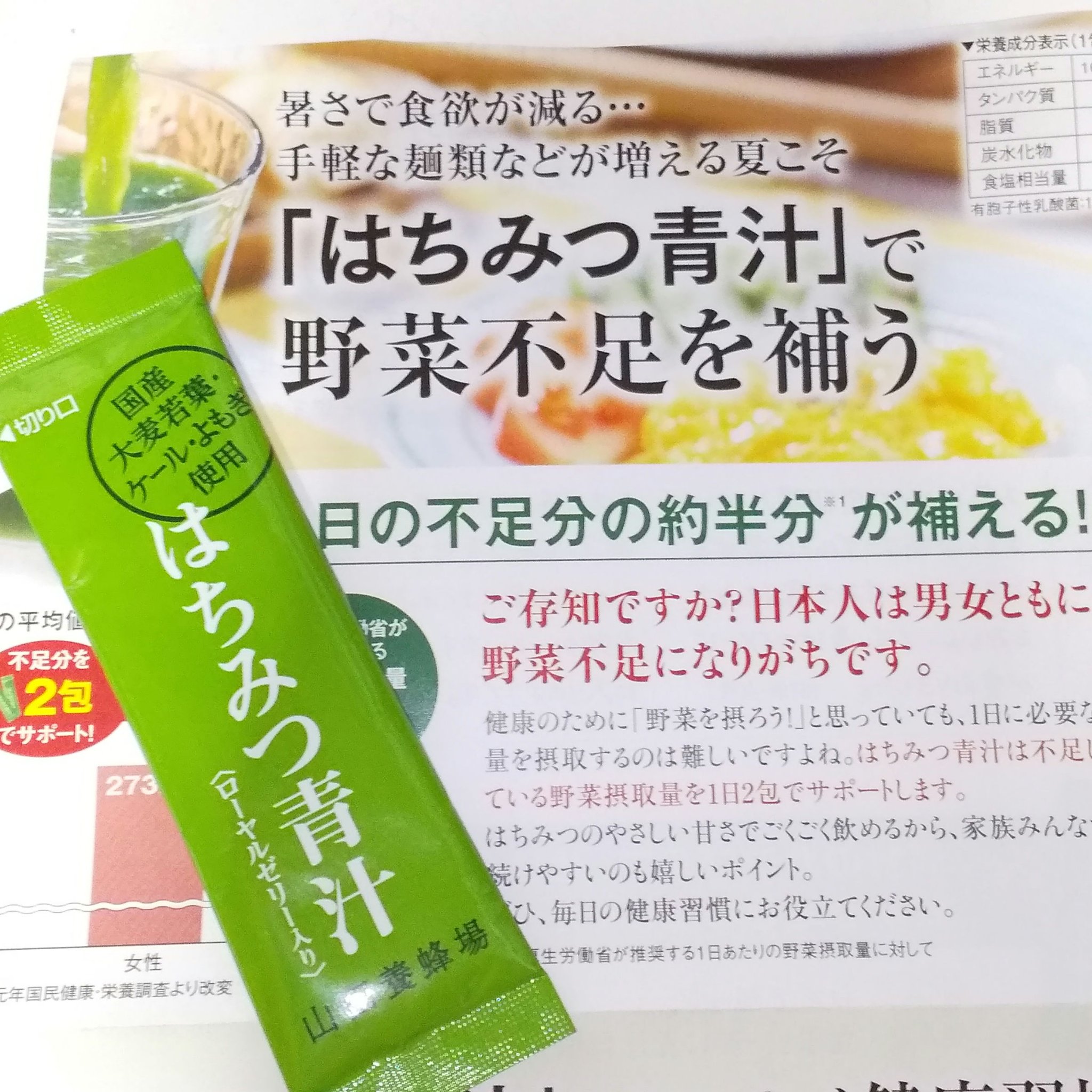 はちみつ青汁/山田養蜂場（健康食品）/青汁を使ったクチコミ（1枚目）