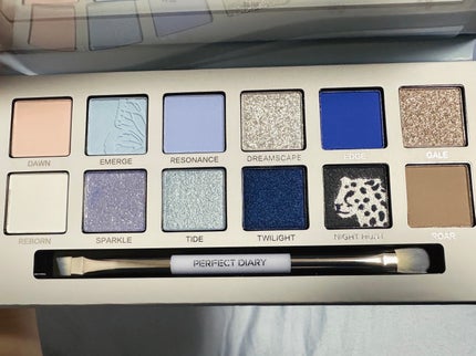 エクスプローラ12色 動物アイシャドウパレット/PERFECT DIARY/アイシャドウパレットを使ったクチコミ(4枚目)