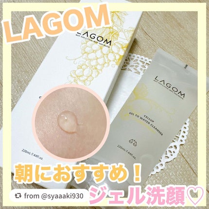 ジェルトゥウォーター クレンザー(CH)/LAGOM /その他洗顔料を使ったクチコミ(1枚目)
