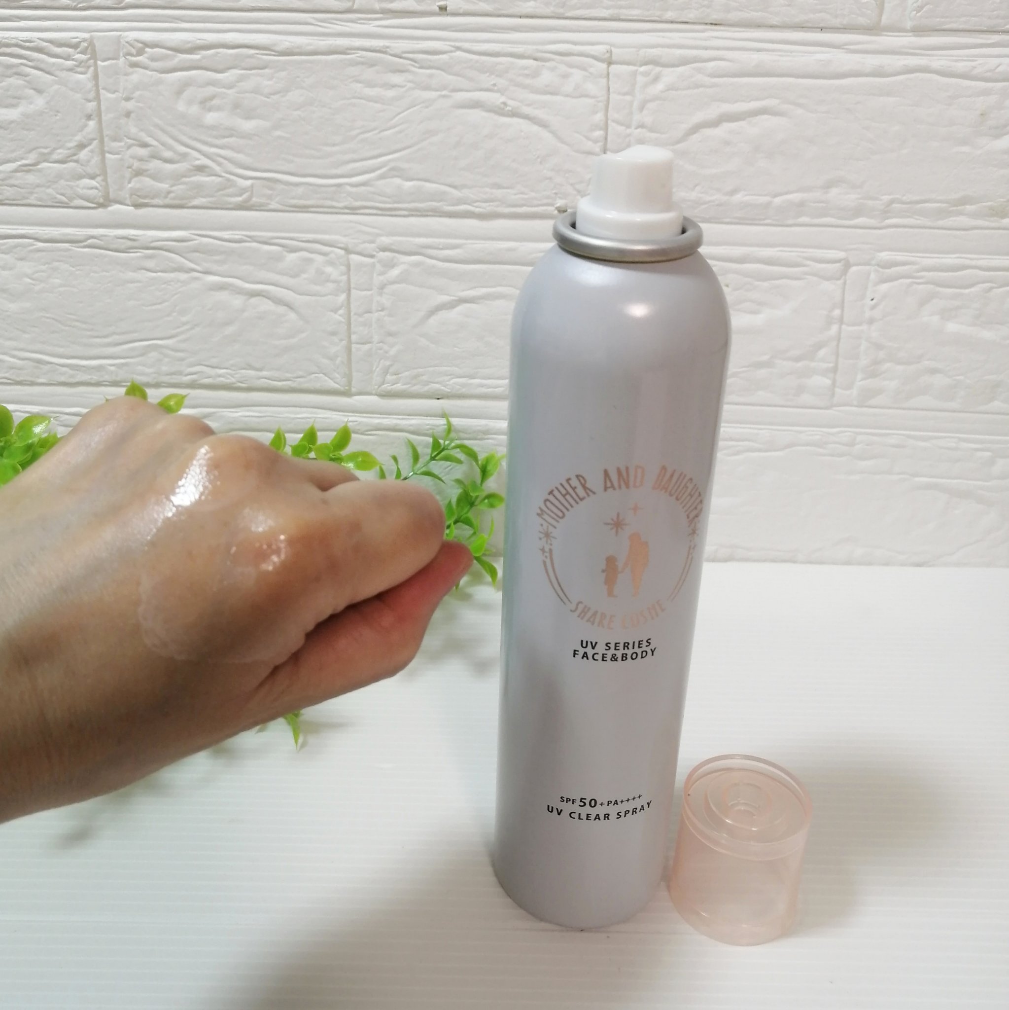M&D　クリアUVスプレー/Mother&Daughter/日焼け止めミスト・スプレーを使ったクチコミ（3枚目）
