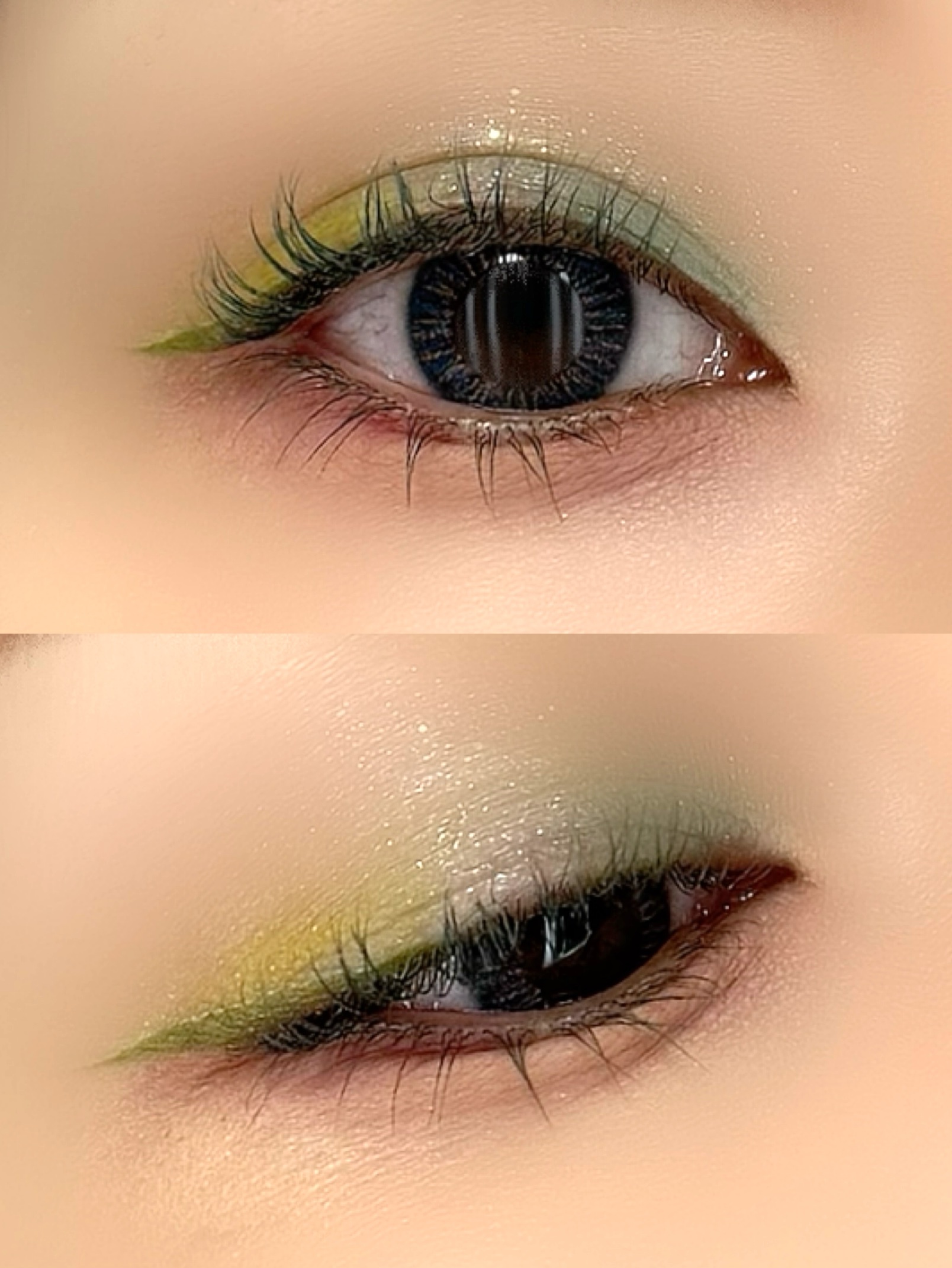 ツイン カラー アイシャドウ/ちふれ/アイシャドウパレットを使ったクチコミ（2枚目）