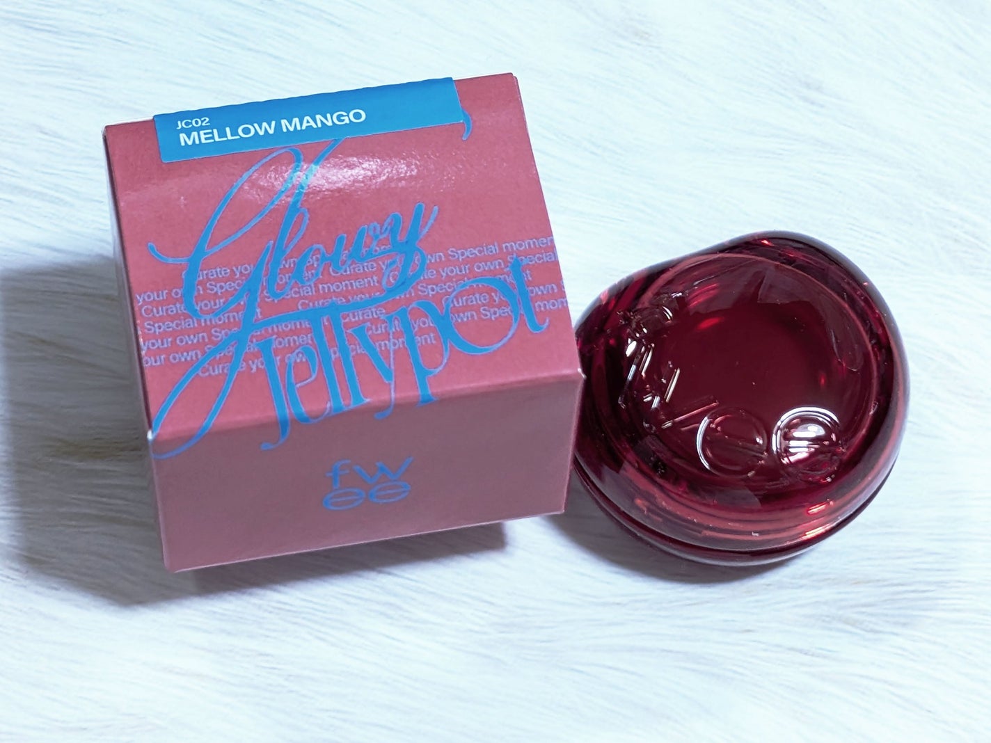 フィー リップアンドチーク グローイジェリーポット/fwee/リップグロスを使ったクチコミ(1枚目)