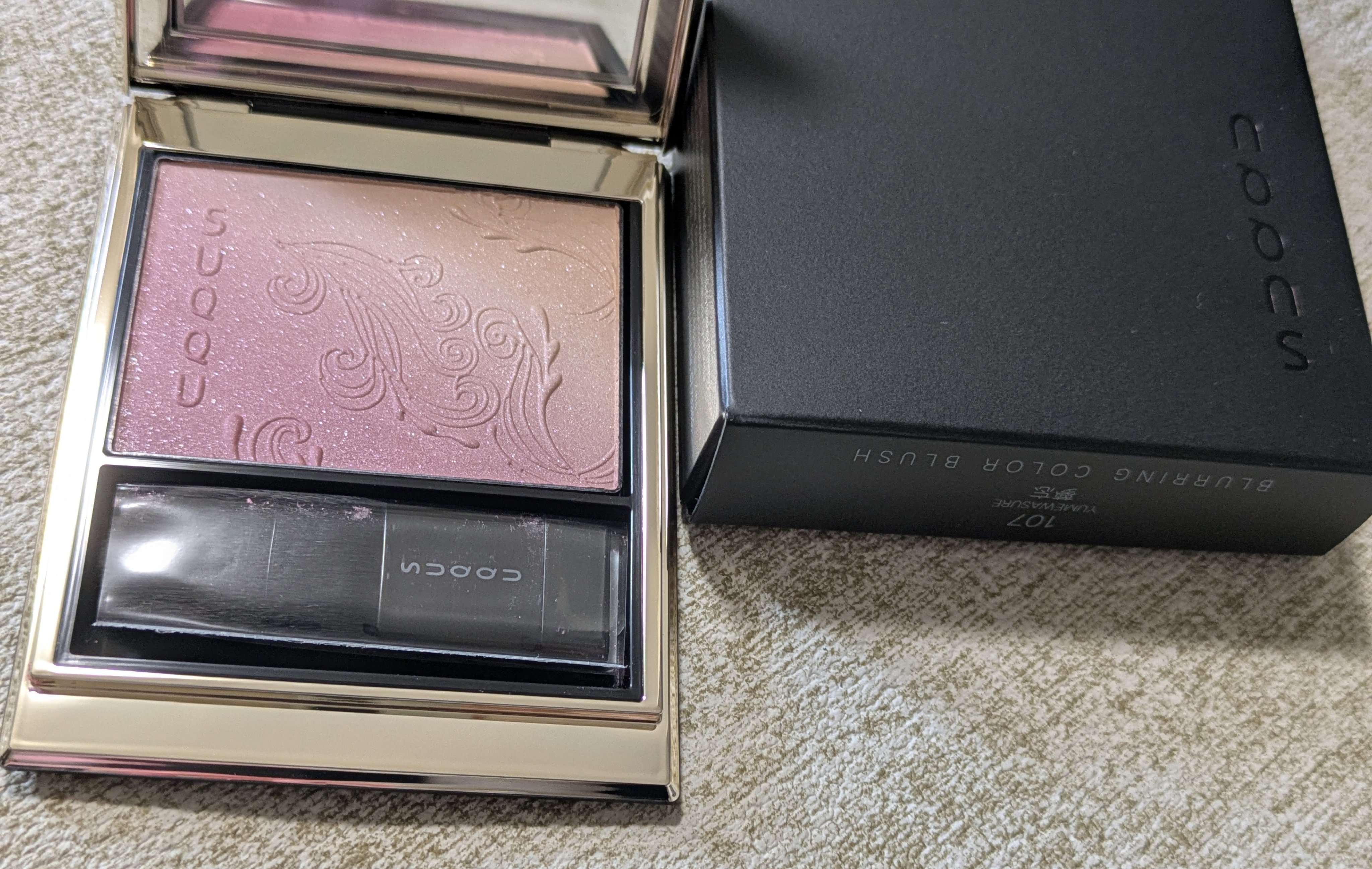 ブラーリング カラー ブラッシュ/SUQQU/パウダーチークを使ったクチコミ（1枚目）