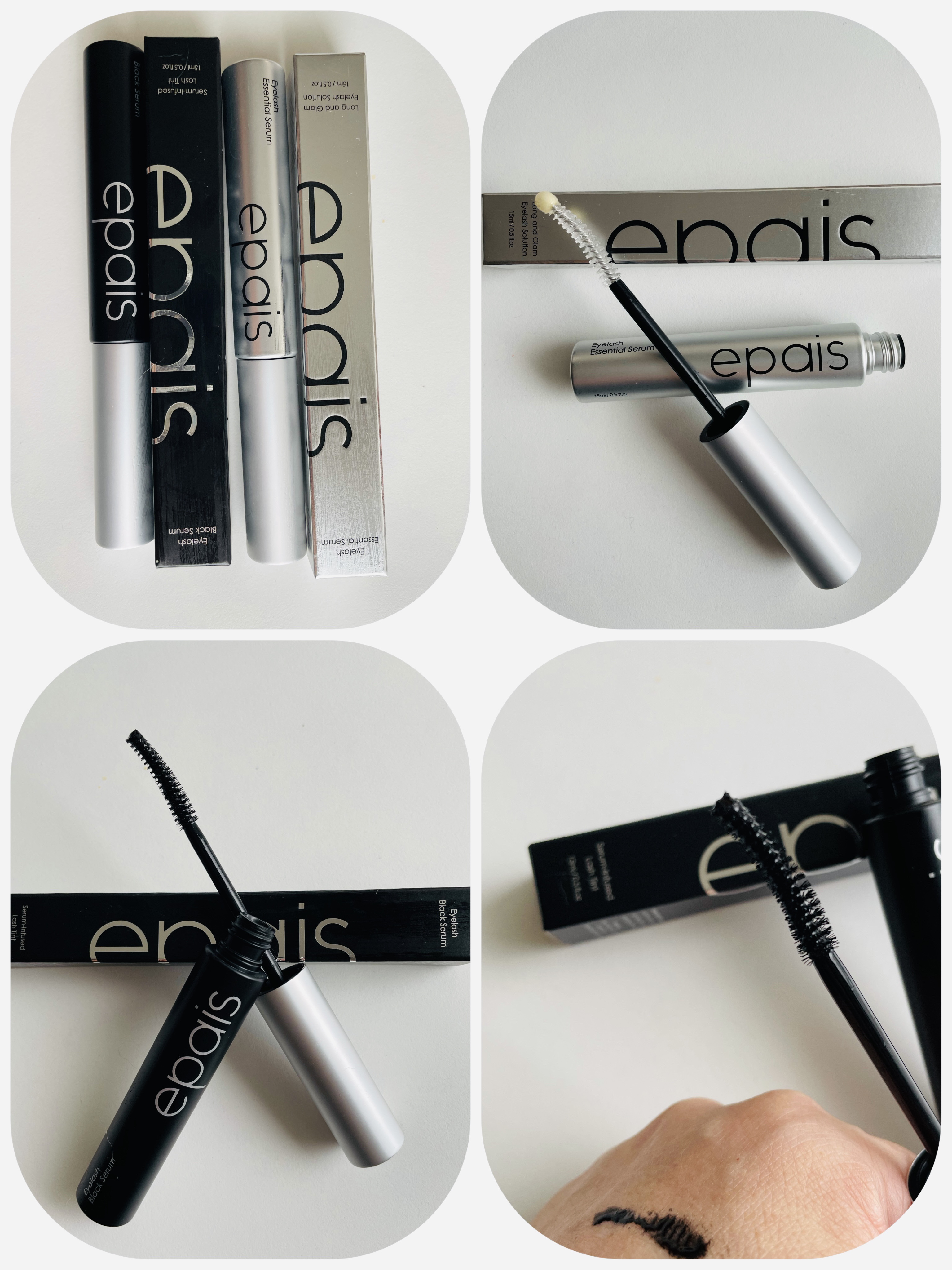 アイラッシュブラックセラム/epais/まつげ美容液を使ったクチコミ（1枚目）